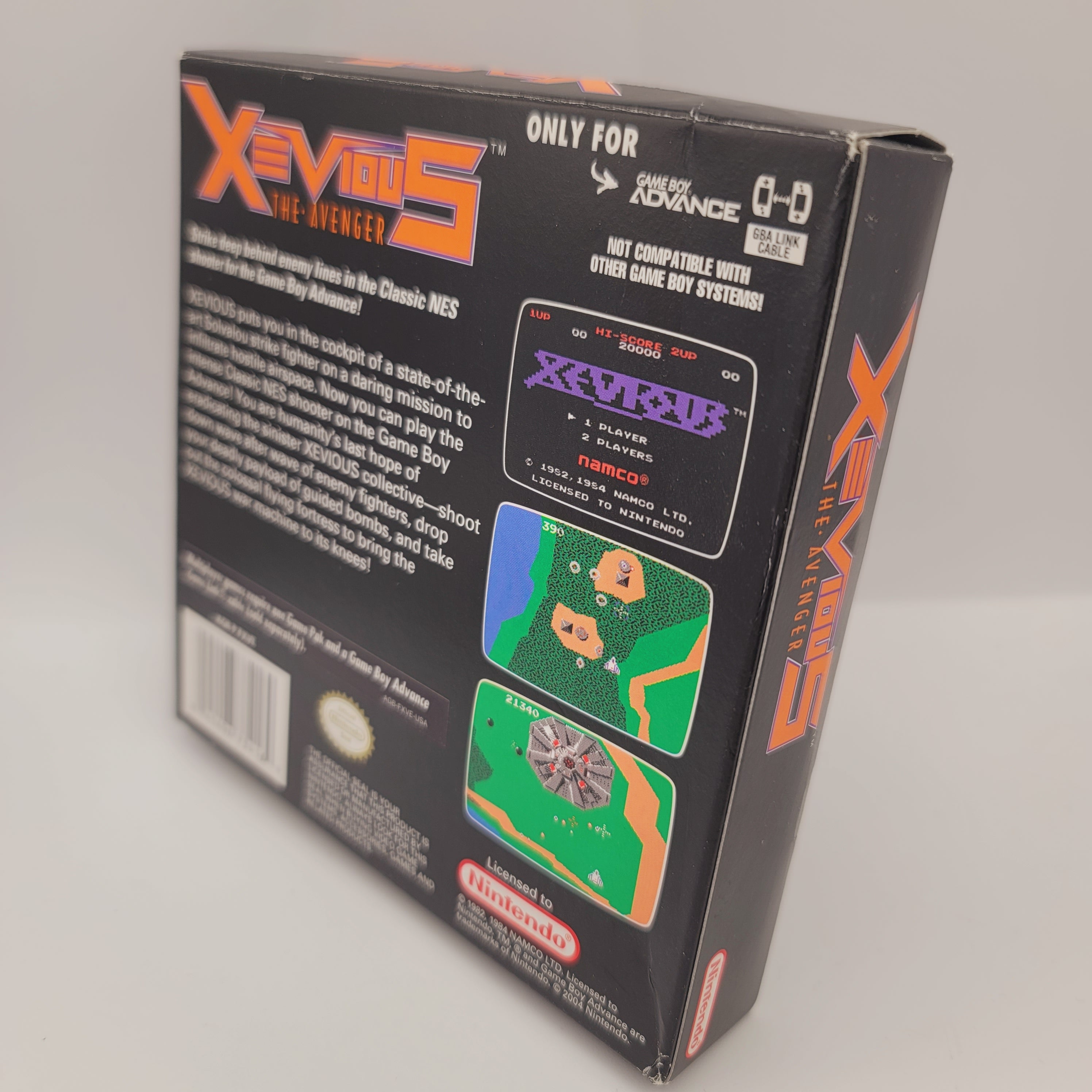 GBA - Classic NES Series Xevious The Avenger (Complete in Box / A- / With Manual)