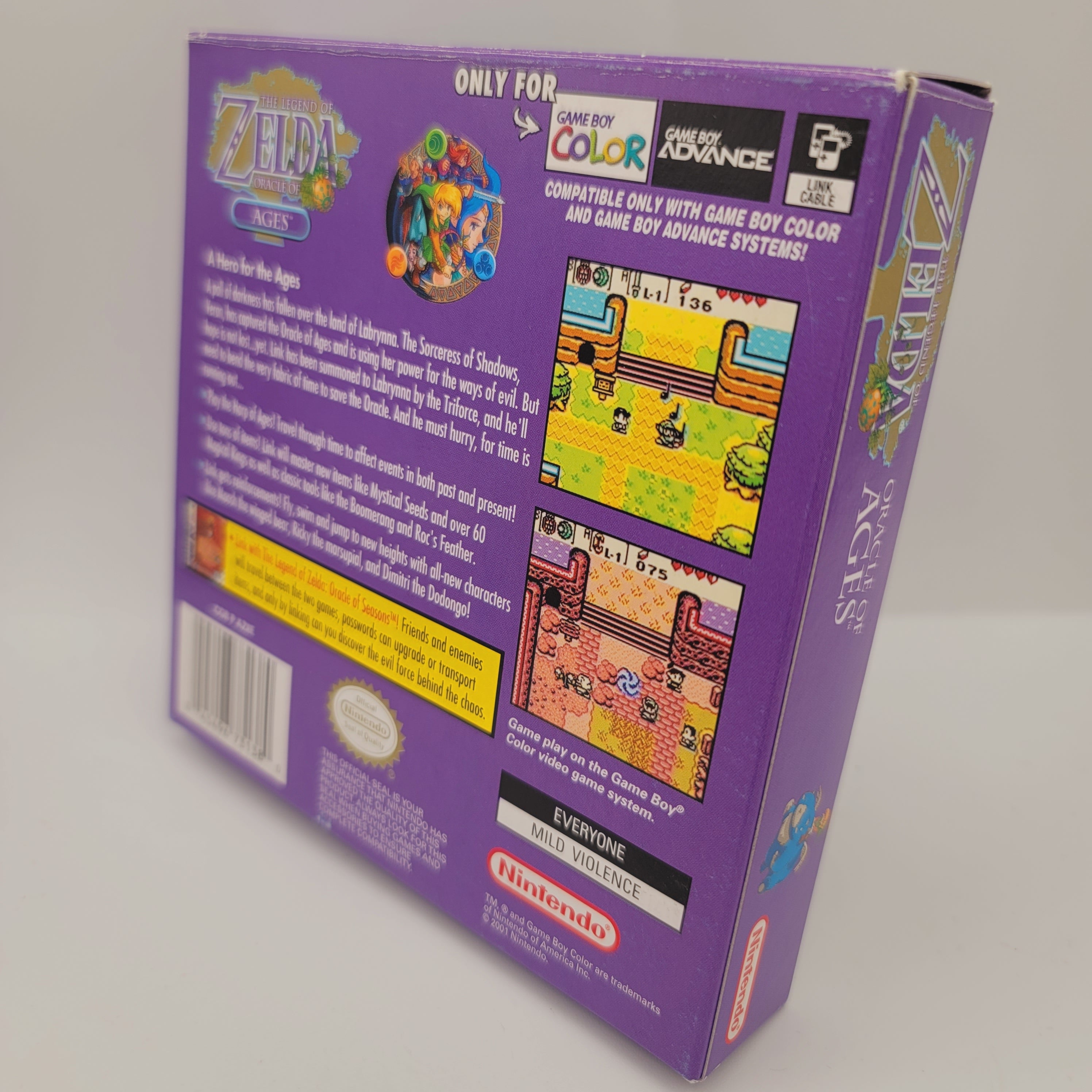 GBC - The Legend Of Zelda Oracle Of Ages (Complete in Box / A+ / With Manual)