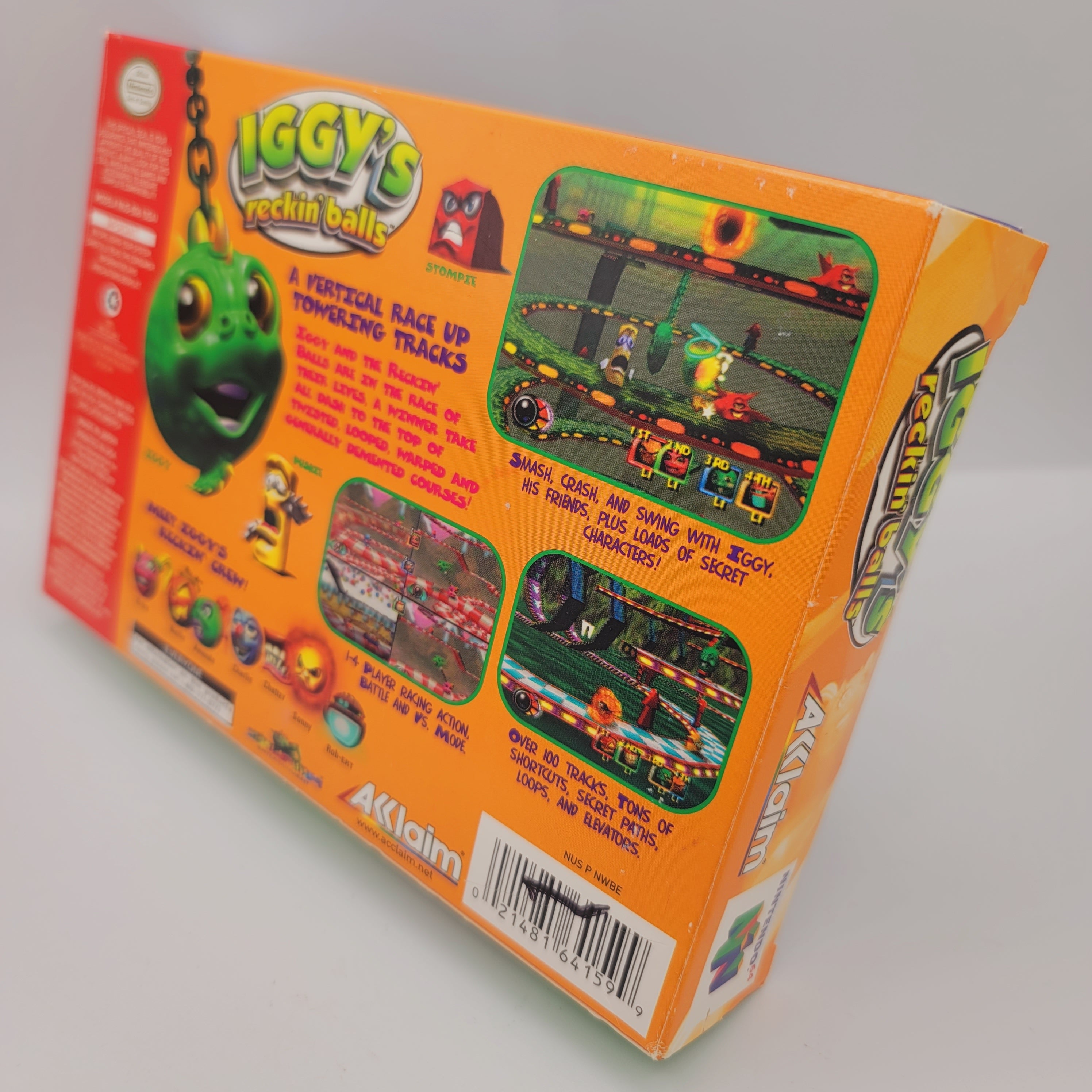 N64 - Iggy's Reckin Balls (Complete in Box / A- / With Manual)