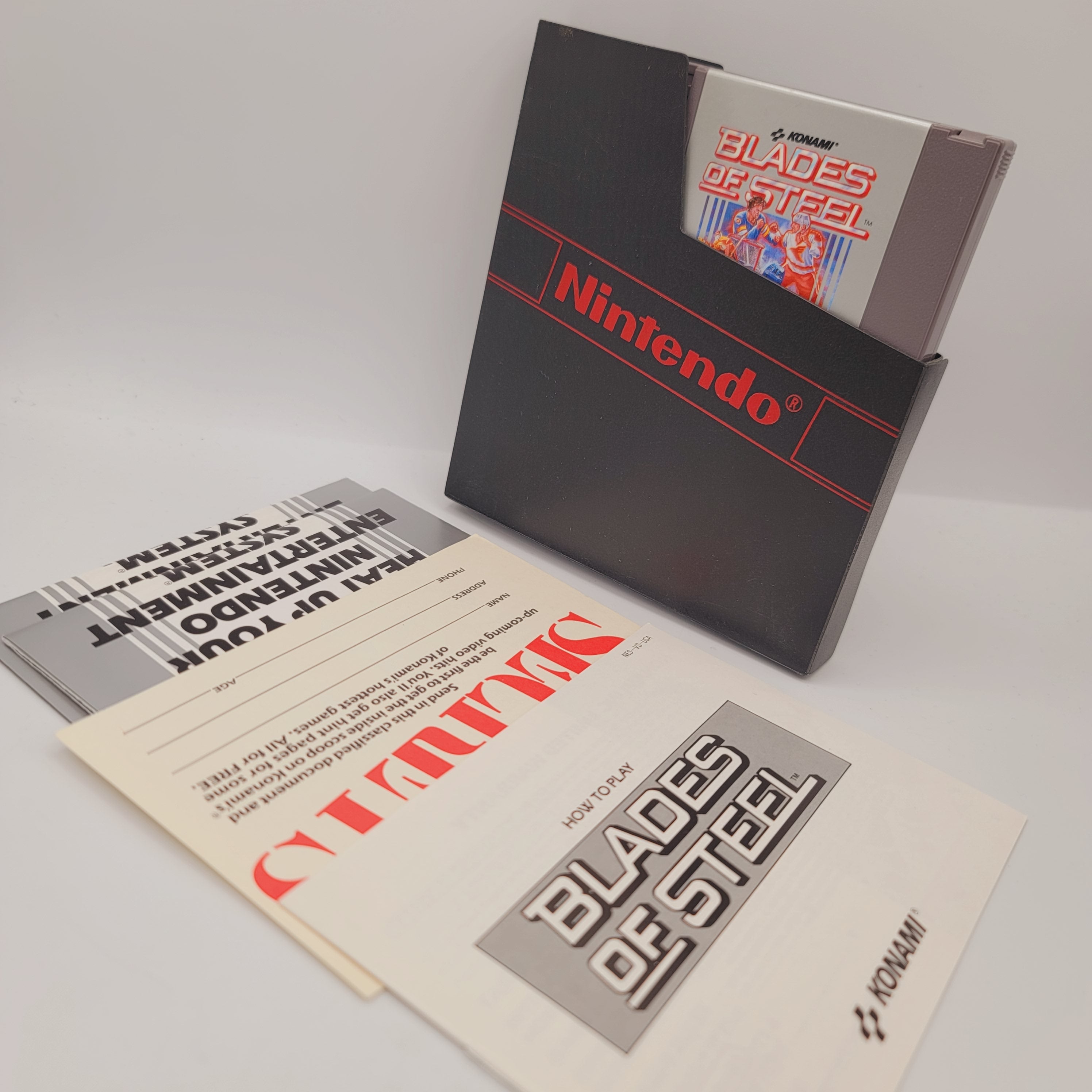 NES - Lames d'acier (complet dans la boîte)