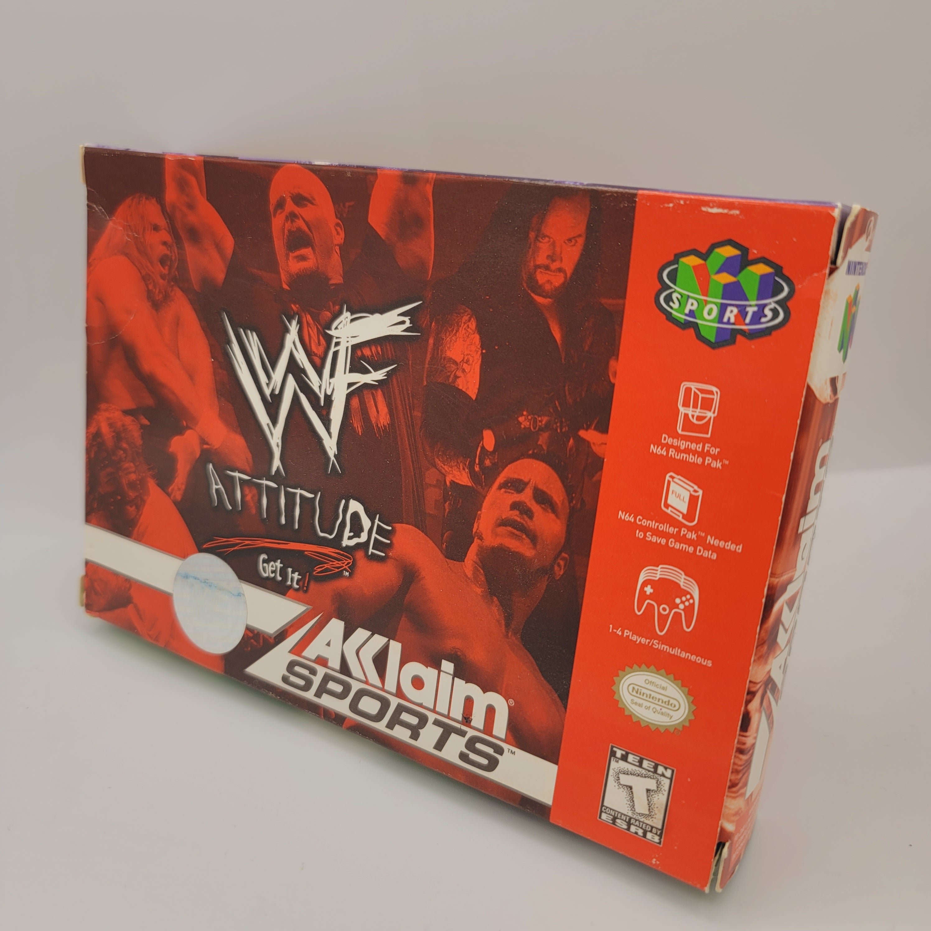 N64 - Attitude WWF (Complet dans la boîte)