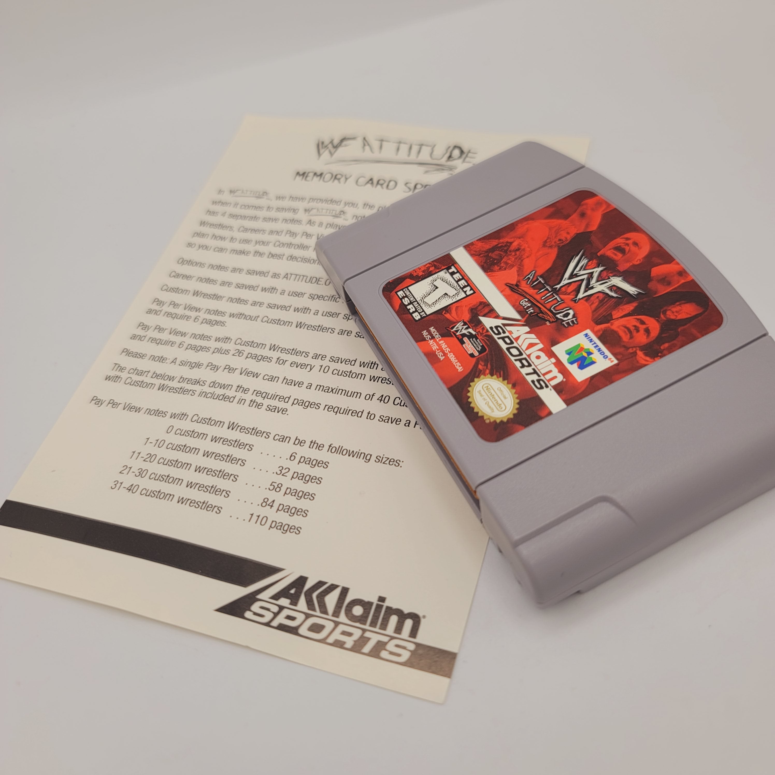 N64 - Attitude WWF (Complet dans la boîte)