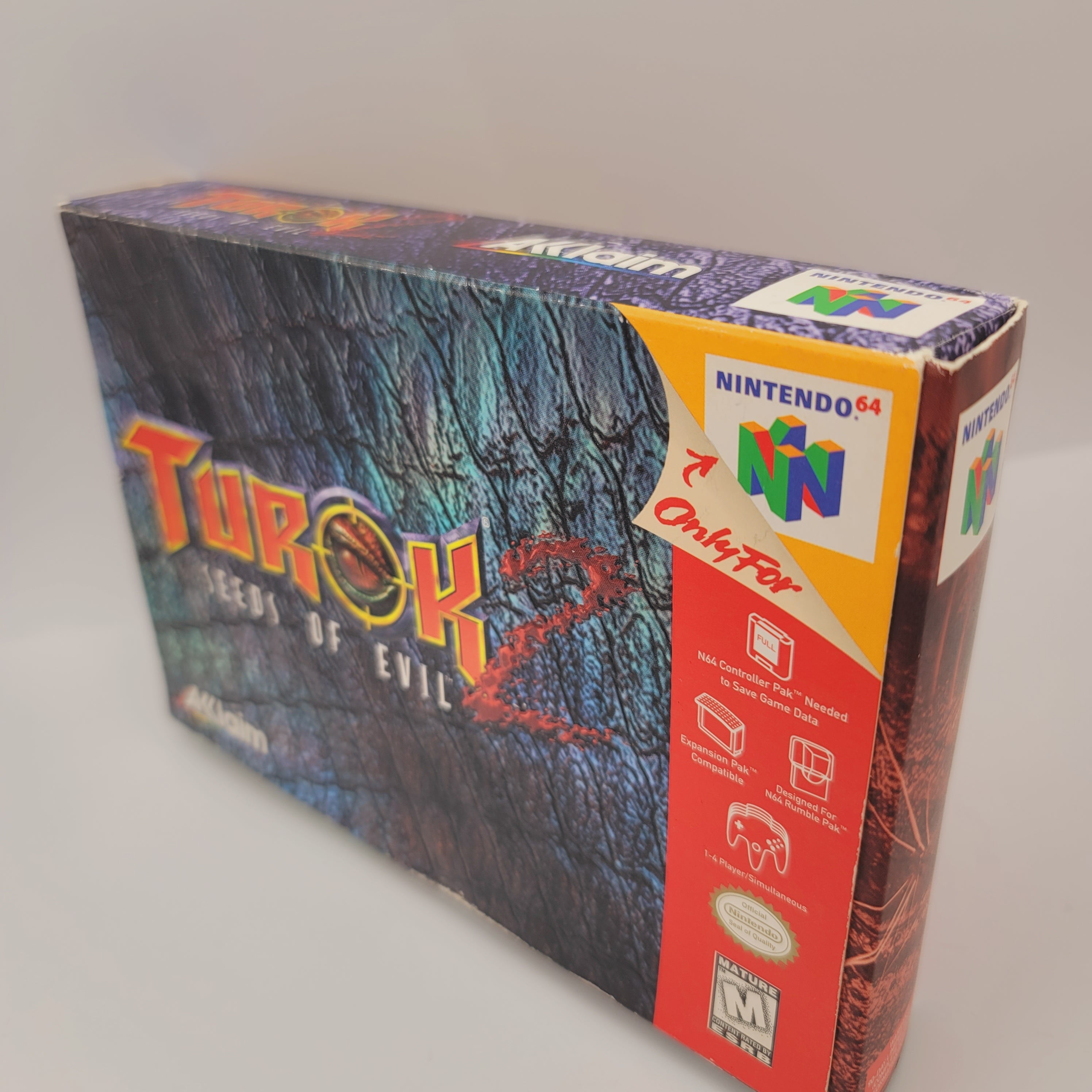 N64 - Turok 2 Seeds of Evil (Complete in Box / A- / With Manual)
