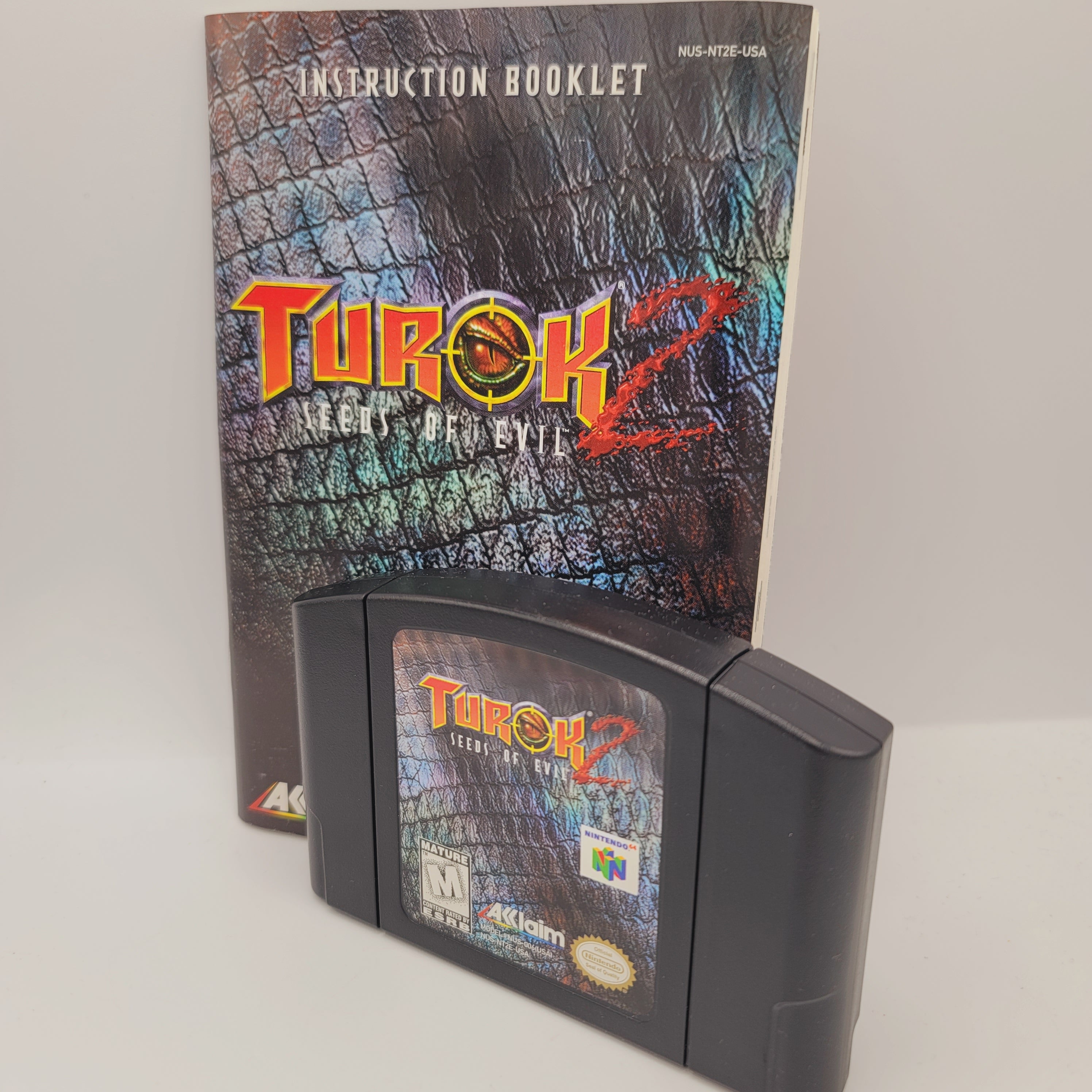 N64 - Turok 2 Seeds of Evil (Complete in Box / A- / With Manual)