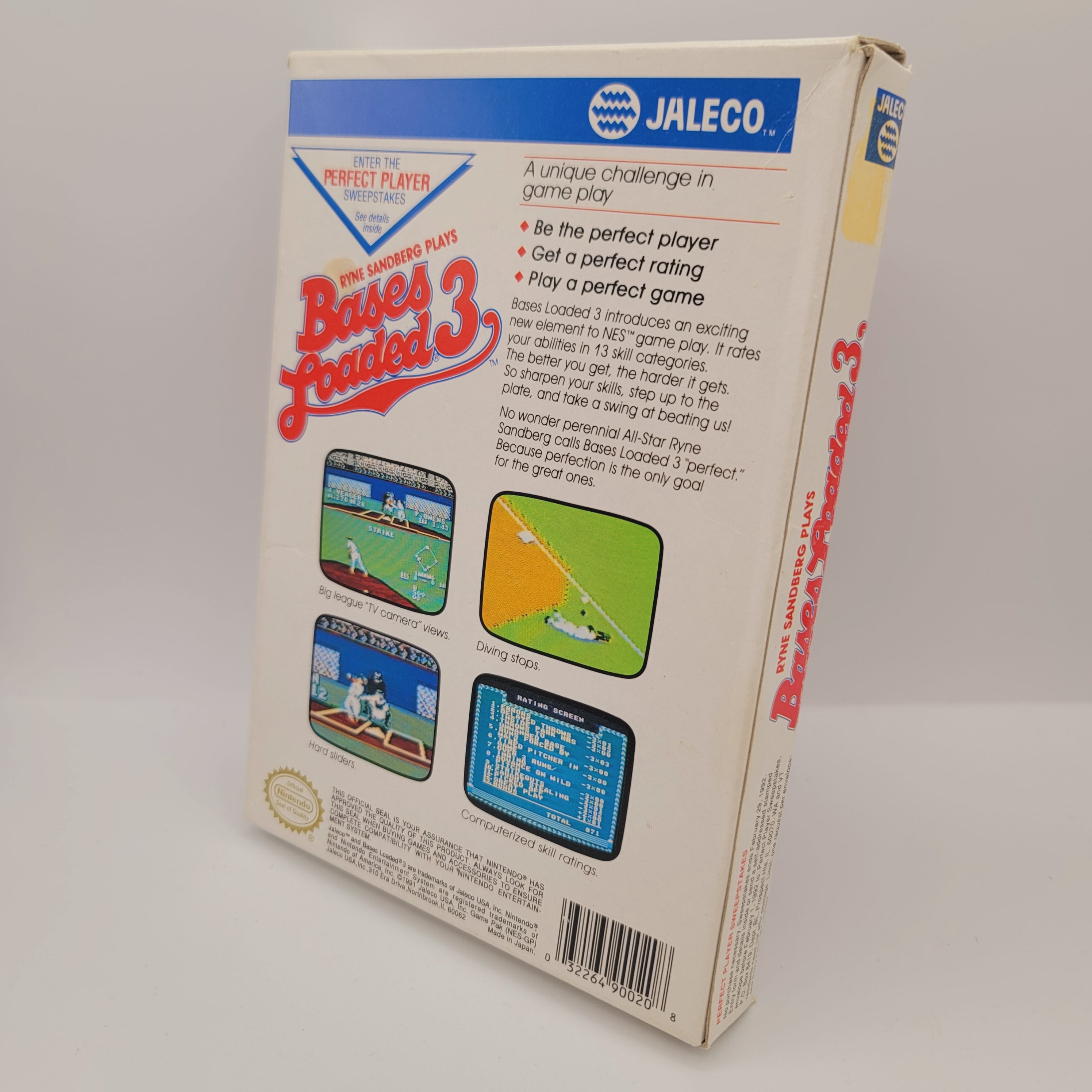 NES - Bases Loaded 3 (Complete in Box / B / No Manual)