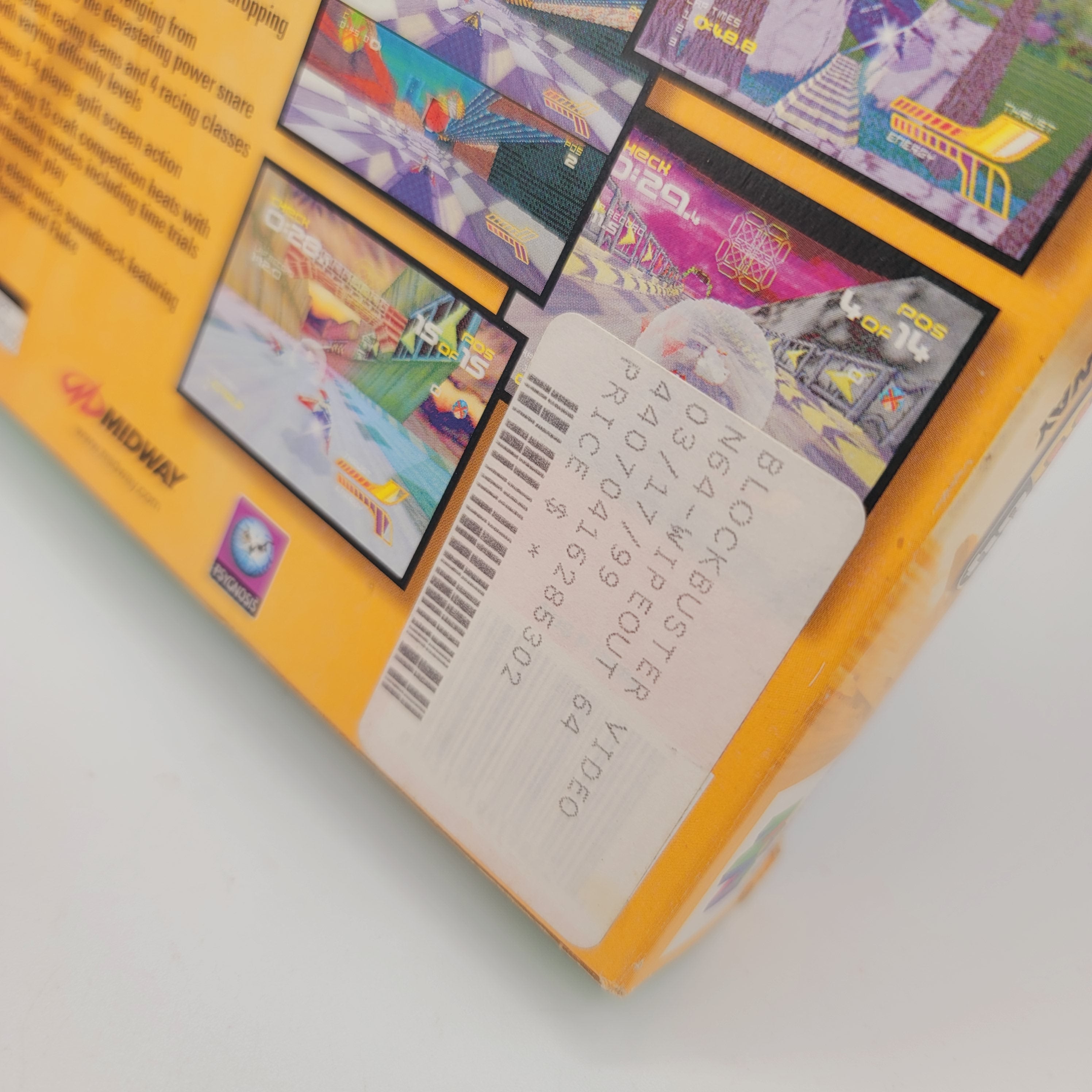 N64 - WipeOut 64 (Complete in Box / B+ / Worn Manual)