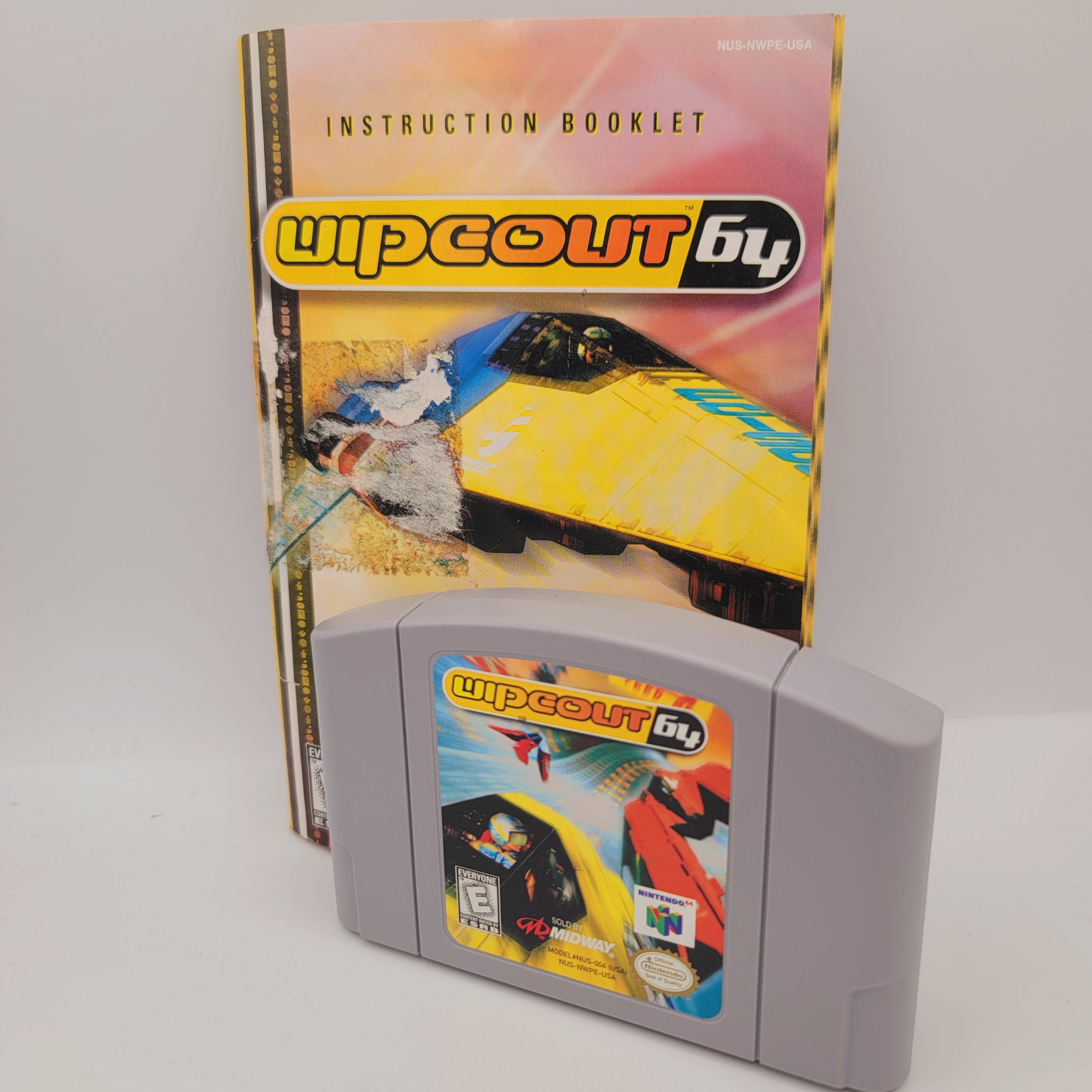 N64 - WipeOut 64 (Complete in Box / B+ / Worn Manual)