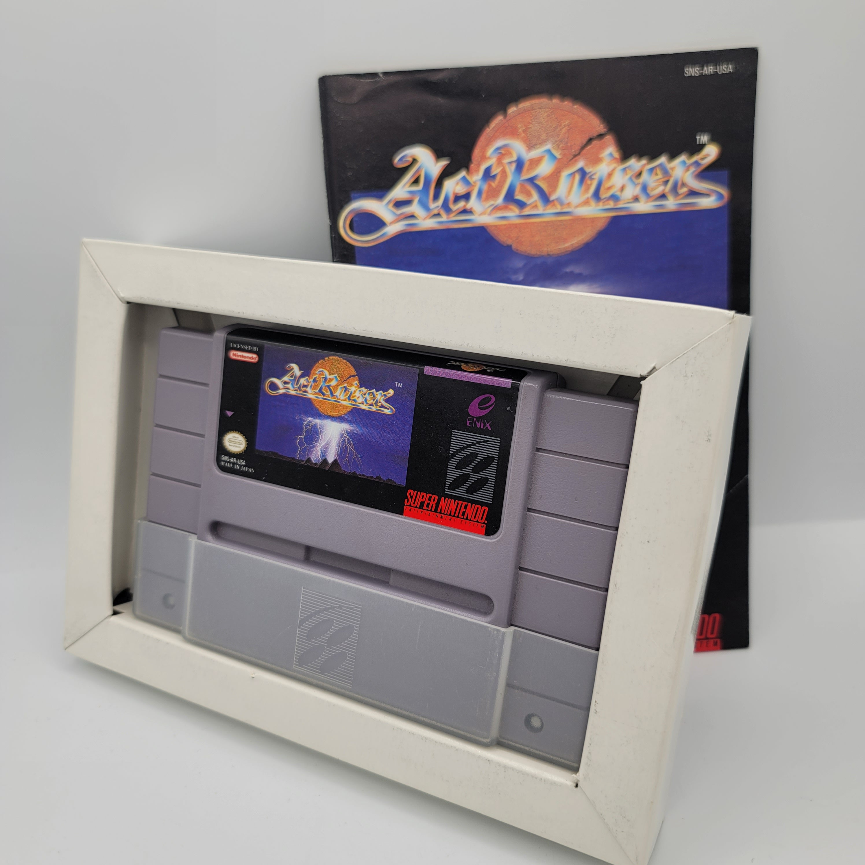SNES - ActRaiser (Complete in Box / B- / With Manual)