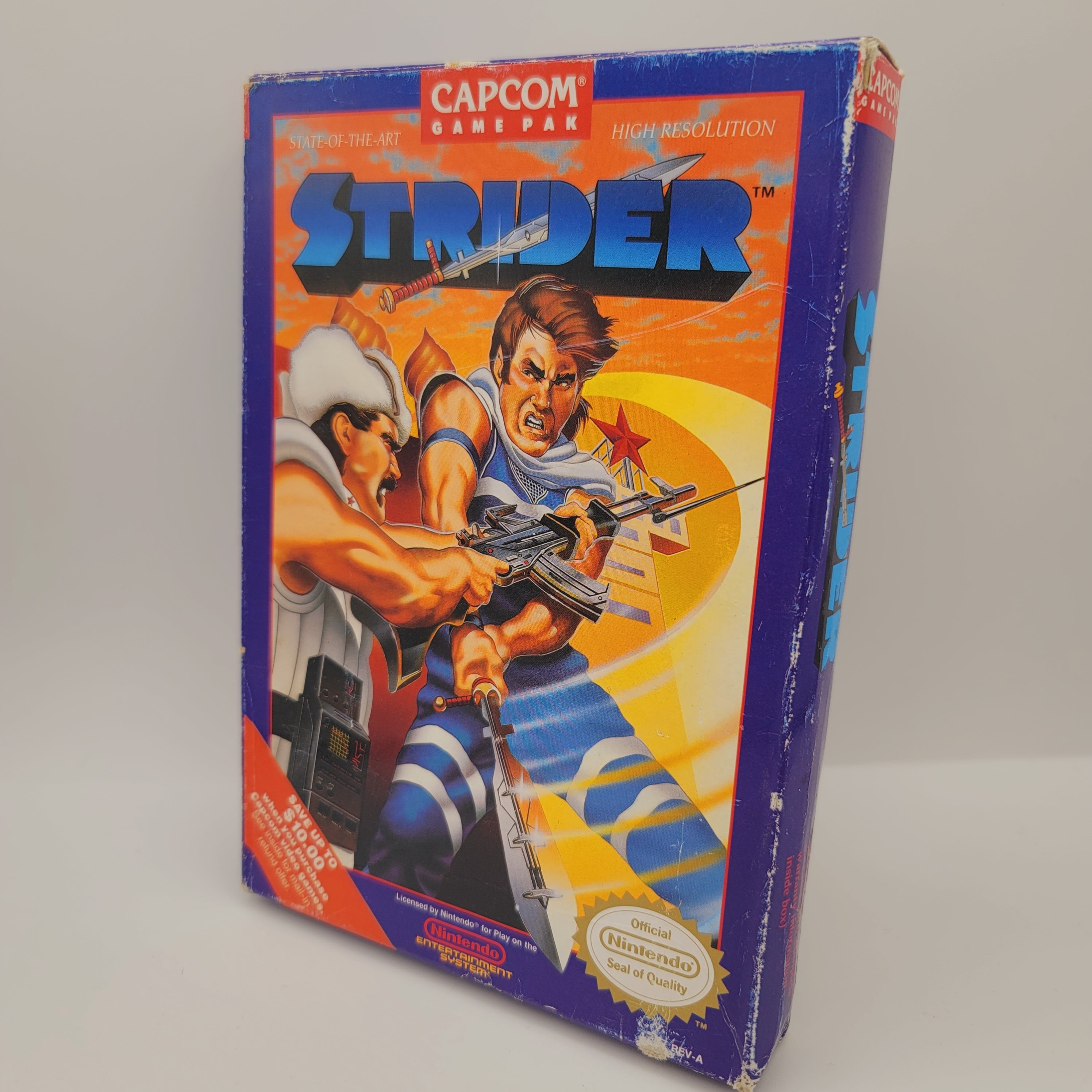 NES - Strider (Complete in Box / B / With Manual)