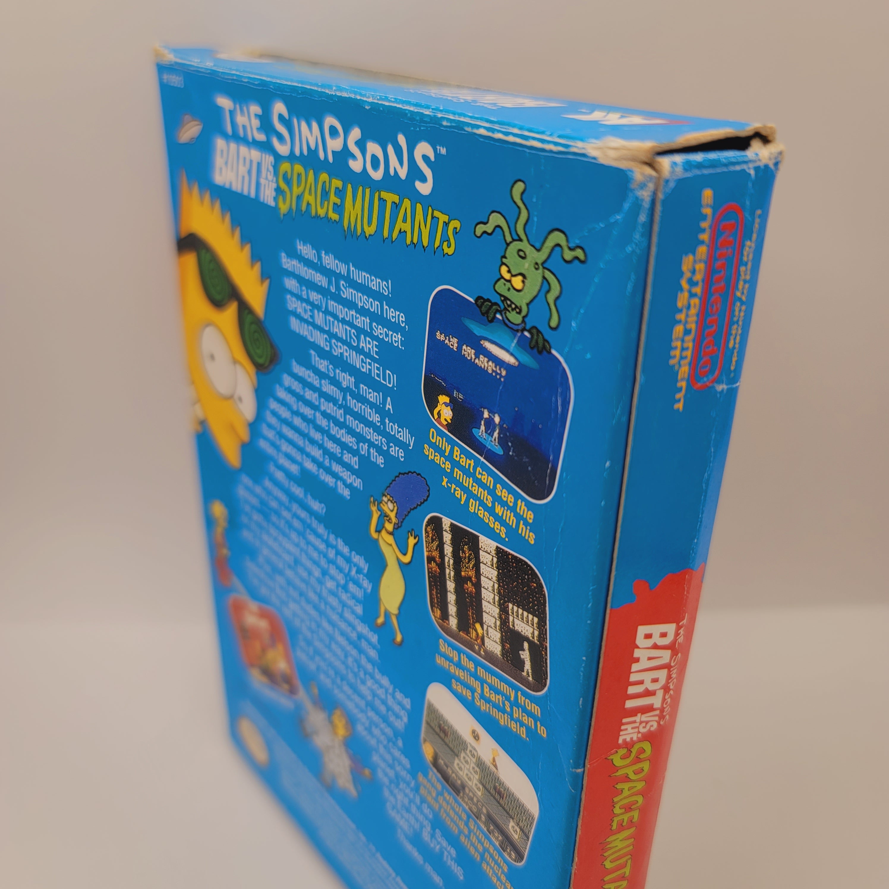NES - The Simpsons Bart vs the Space Mutants (Complete in Box / B+ / No Manual)