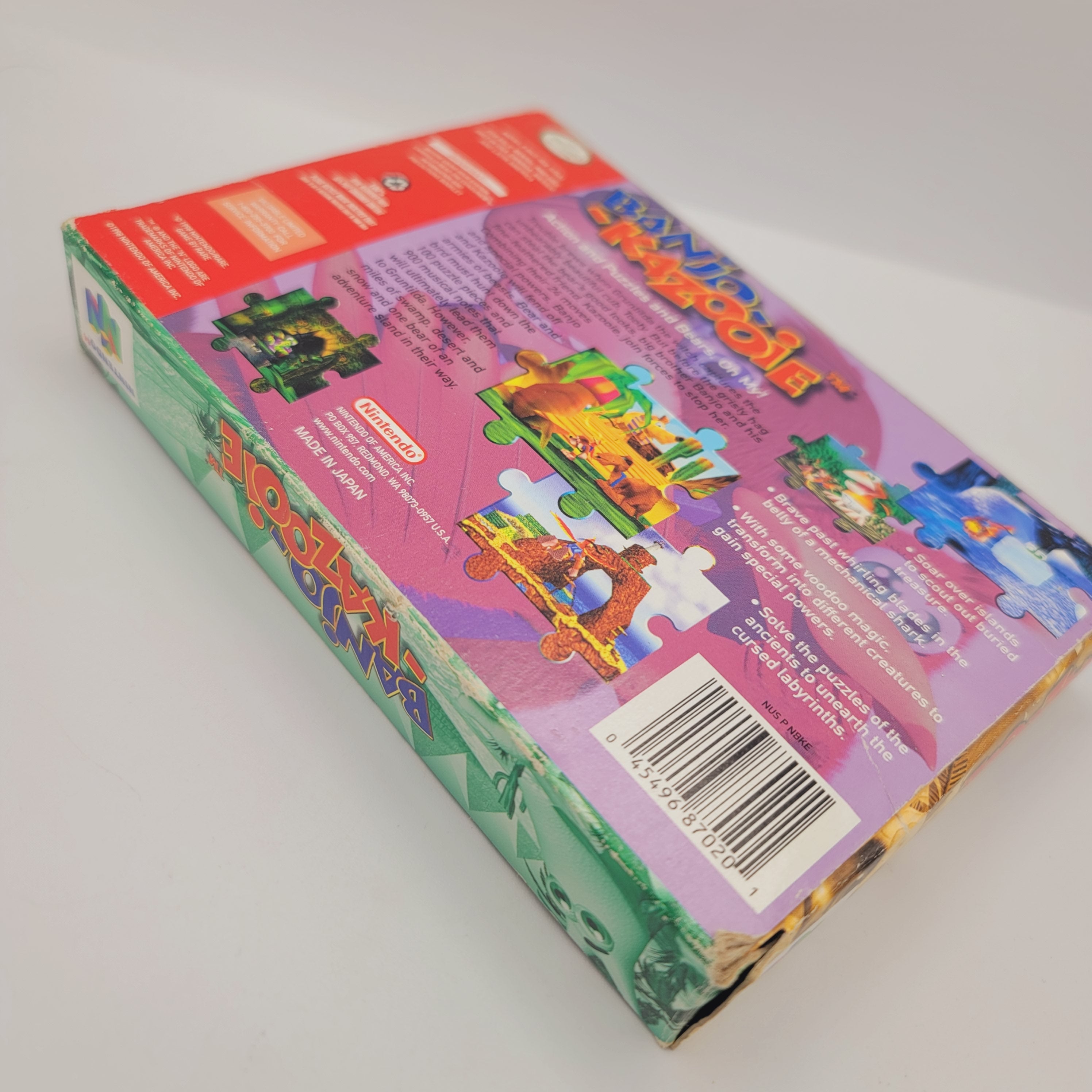 N64 - Banjo-Kazooie (Complete in Box / C- / With Manual)