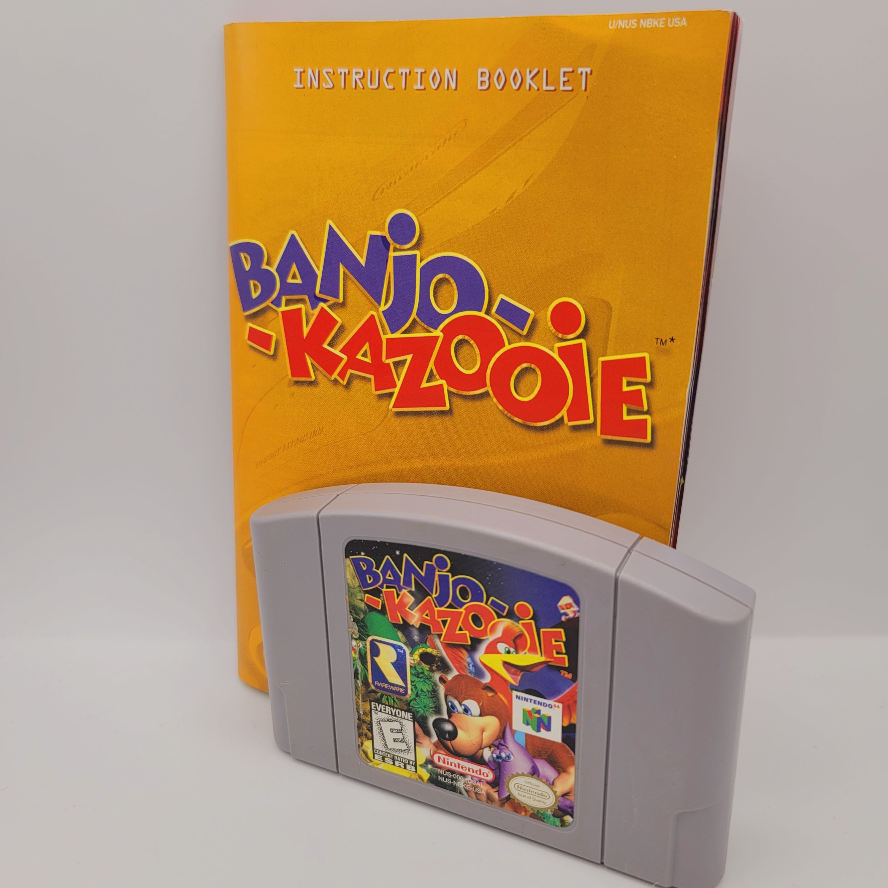 N64 - Banjo-Kazooie (Complete in Box / C- / With Manual)