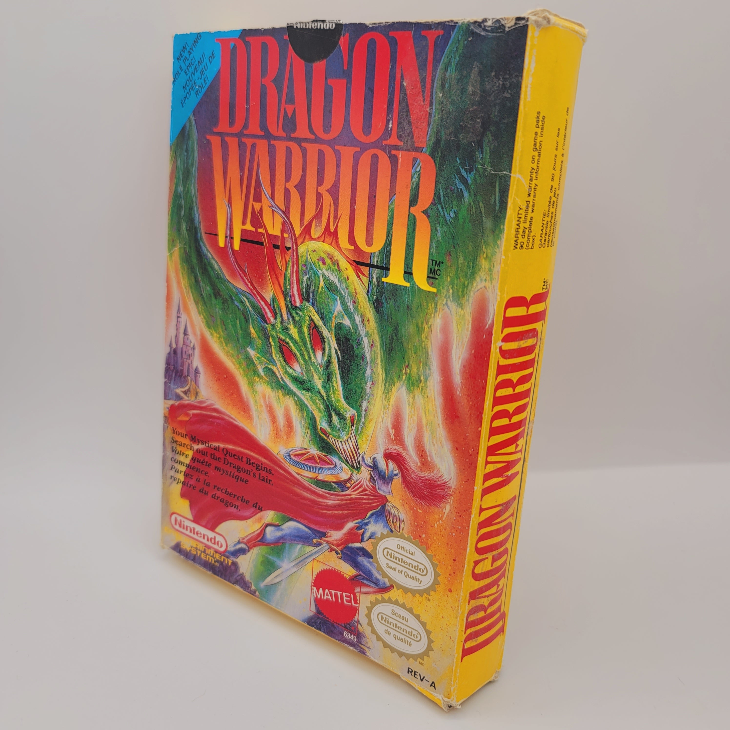 NES - Dragon Warrior (Complete in Box / C / No Manual)