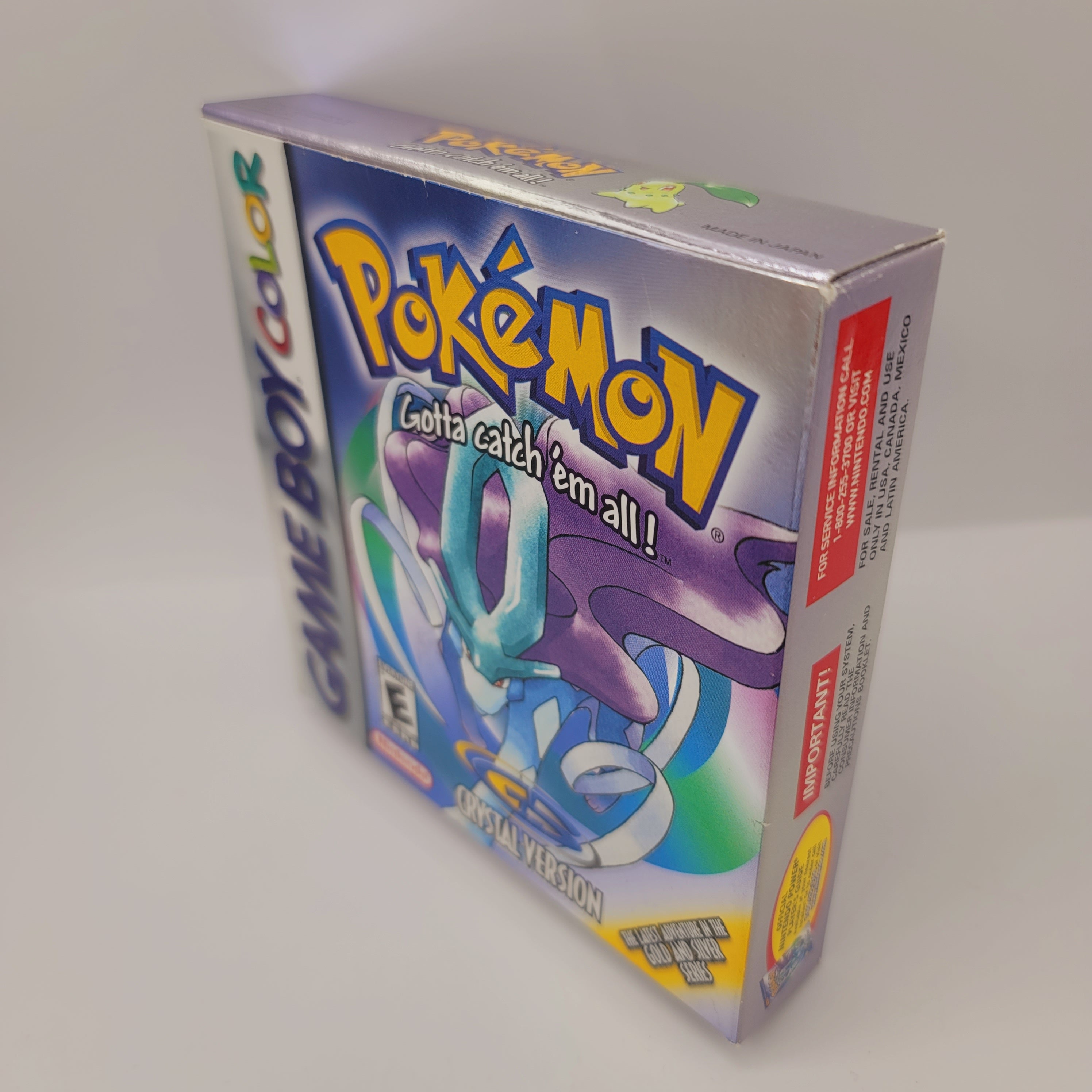 GBC - Pokemon Crystal (Complete in Box / A- / Worn Manual)