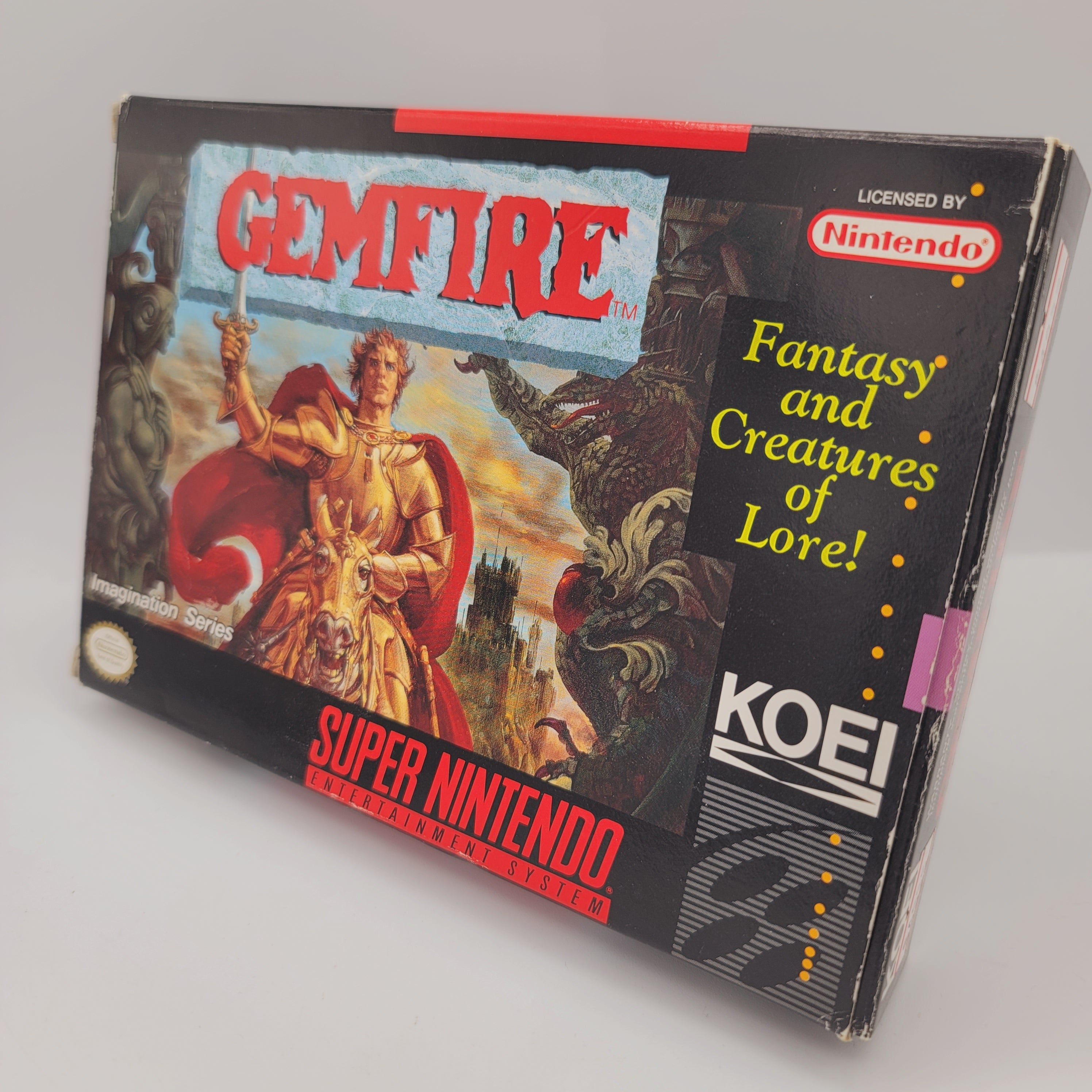 SNES - Gemfire (Complete in Box / A / With Manual / Poster)