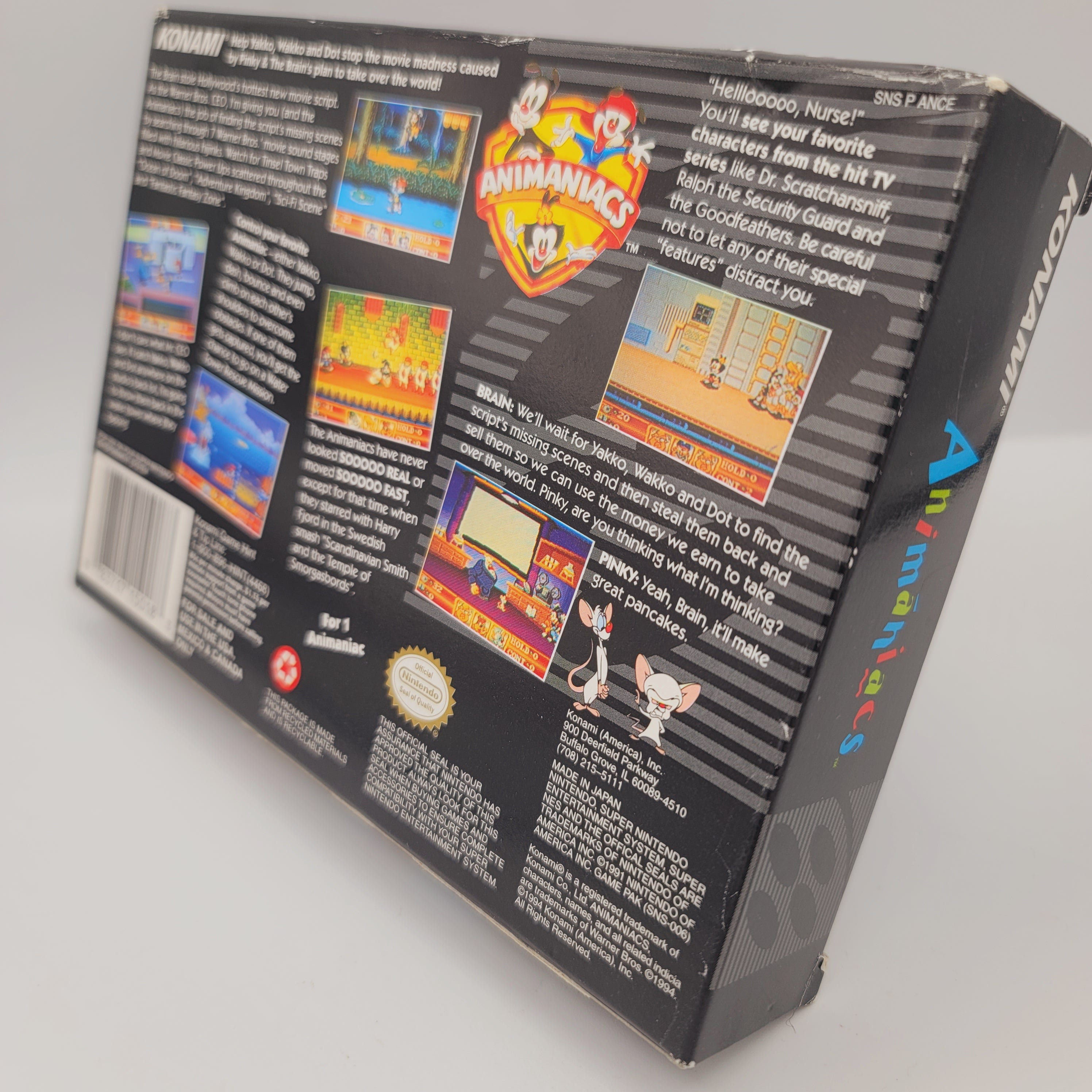 SNES - Animaniacs (Complete in Box / A / With Manual)