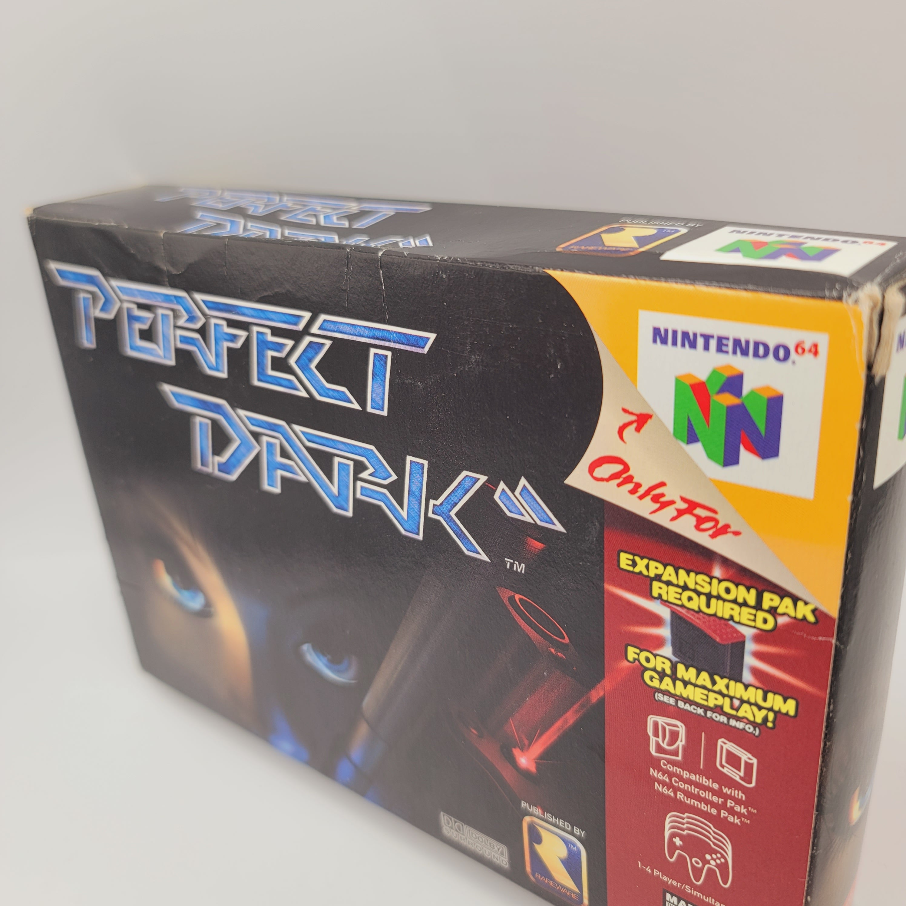 N64 - Perfect Dark (Complete in Box / B / Rough Manual)