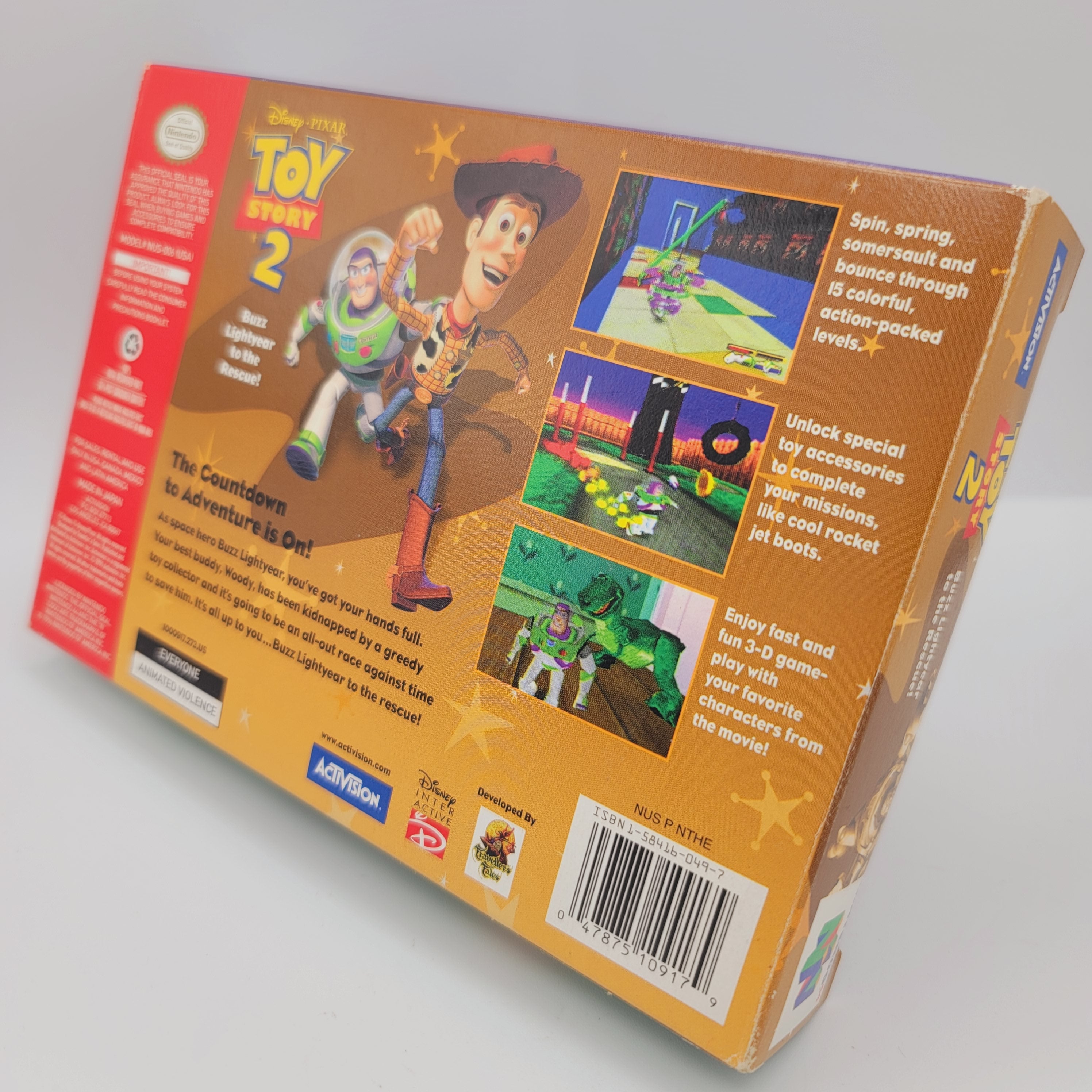 N64 - Toy Story 2 (Complete in Box / A- / Rough Manual)
