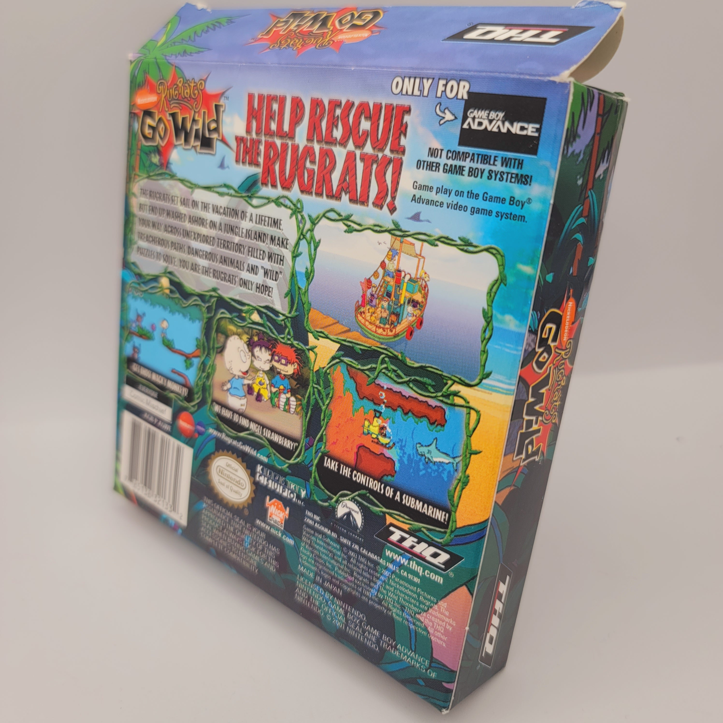 GBA - Rugrats Go Wild (Complete in Box / B+ / With Manual)