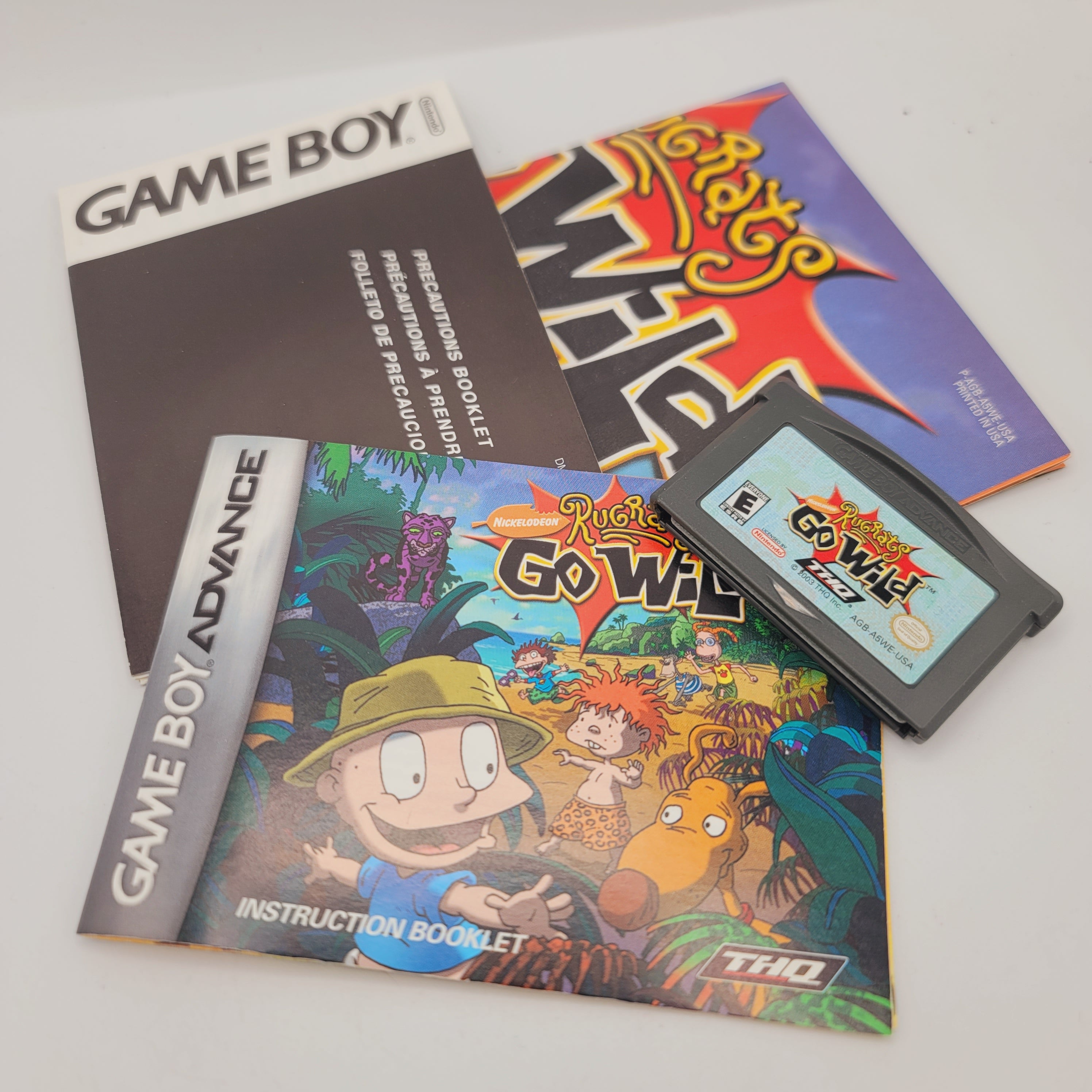 GBA - Rugrats Go Wild (Complete in Box / B+ / With Manual)