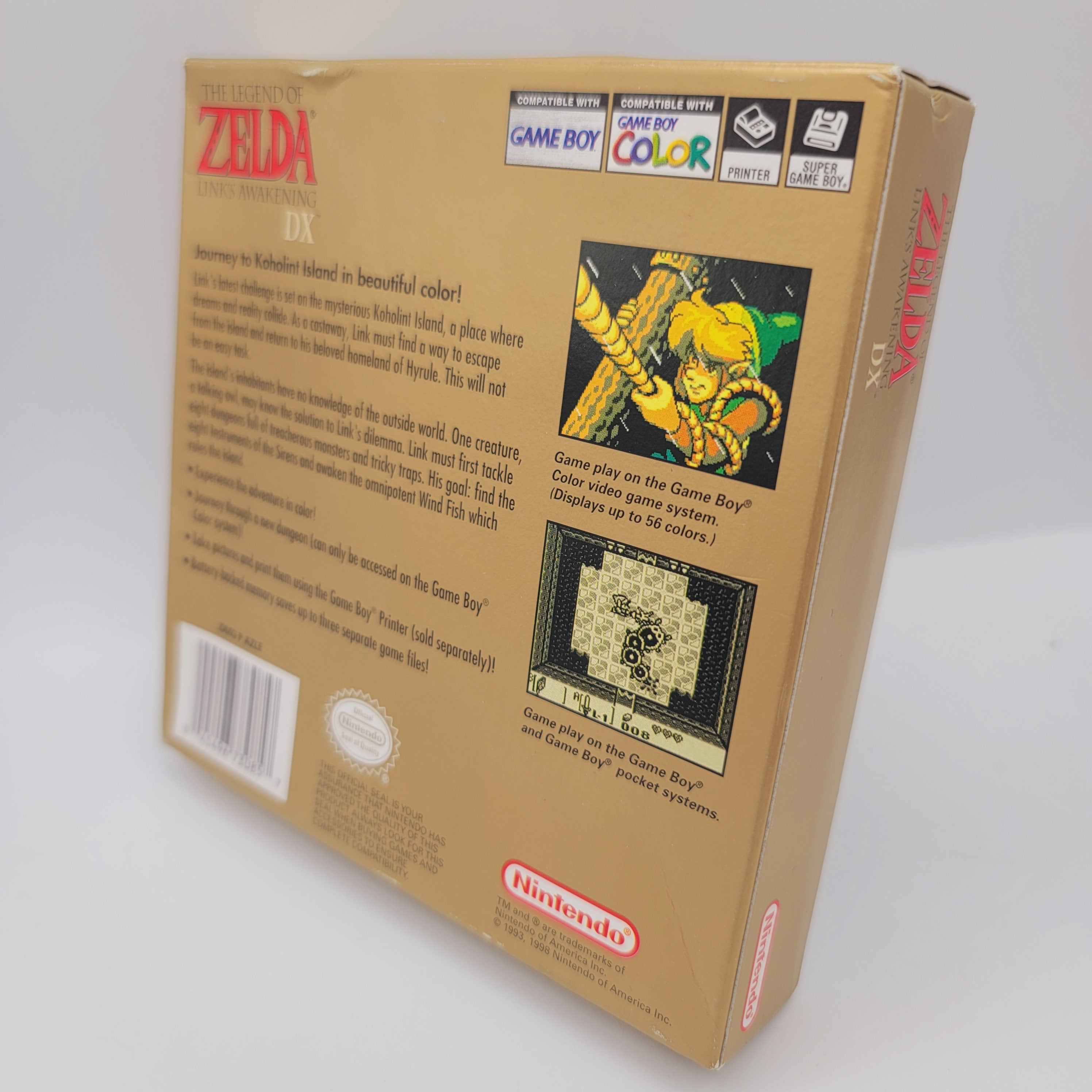 GBC - The Legend Of Zelda Link's Awakening DX (Complete in Box / A / With Manual)