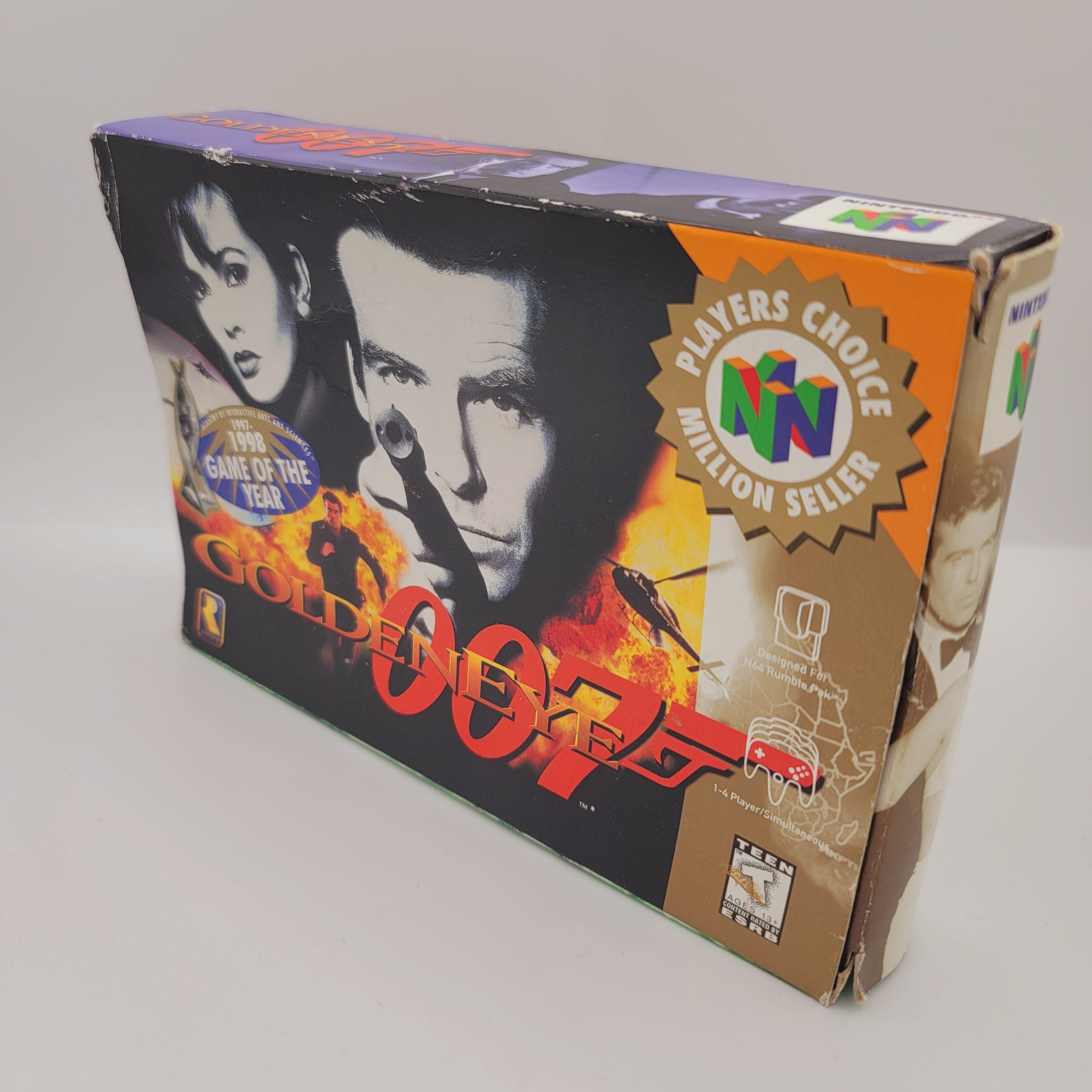 N64 - Goldeneye 007 (Complete in Box / Player's Choice / D / No Manual)