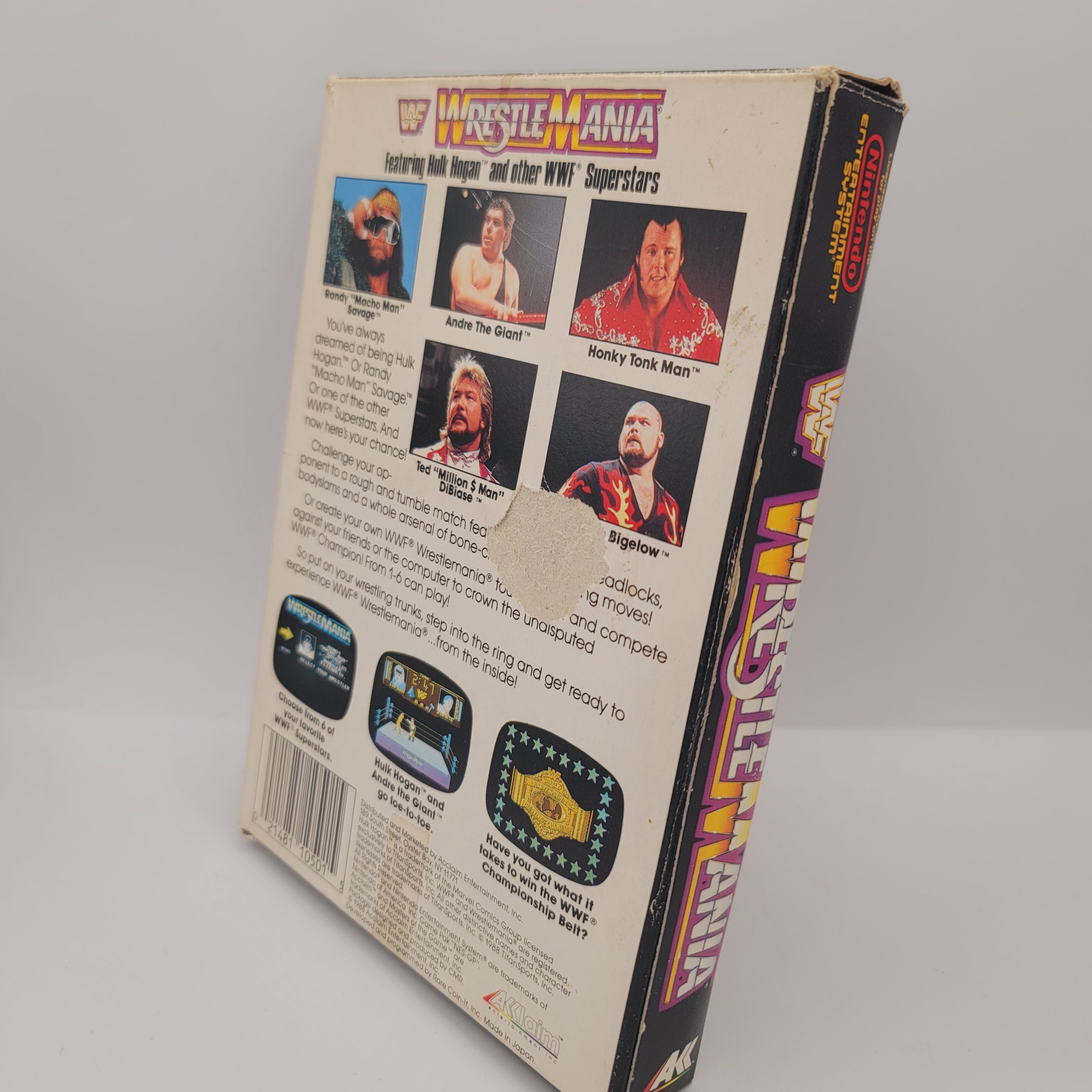 NES - WWF WrestleMania (Complete in Box / C+ / No Manual)