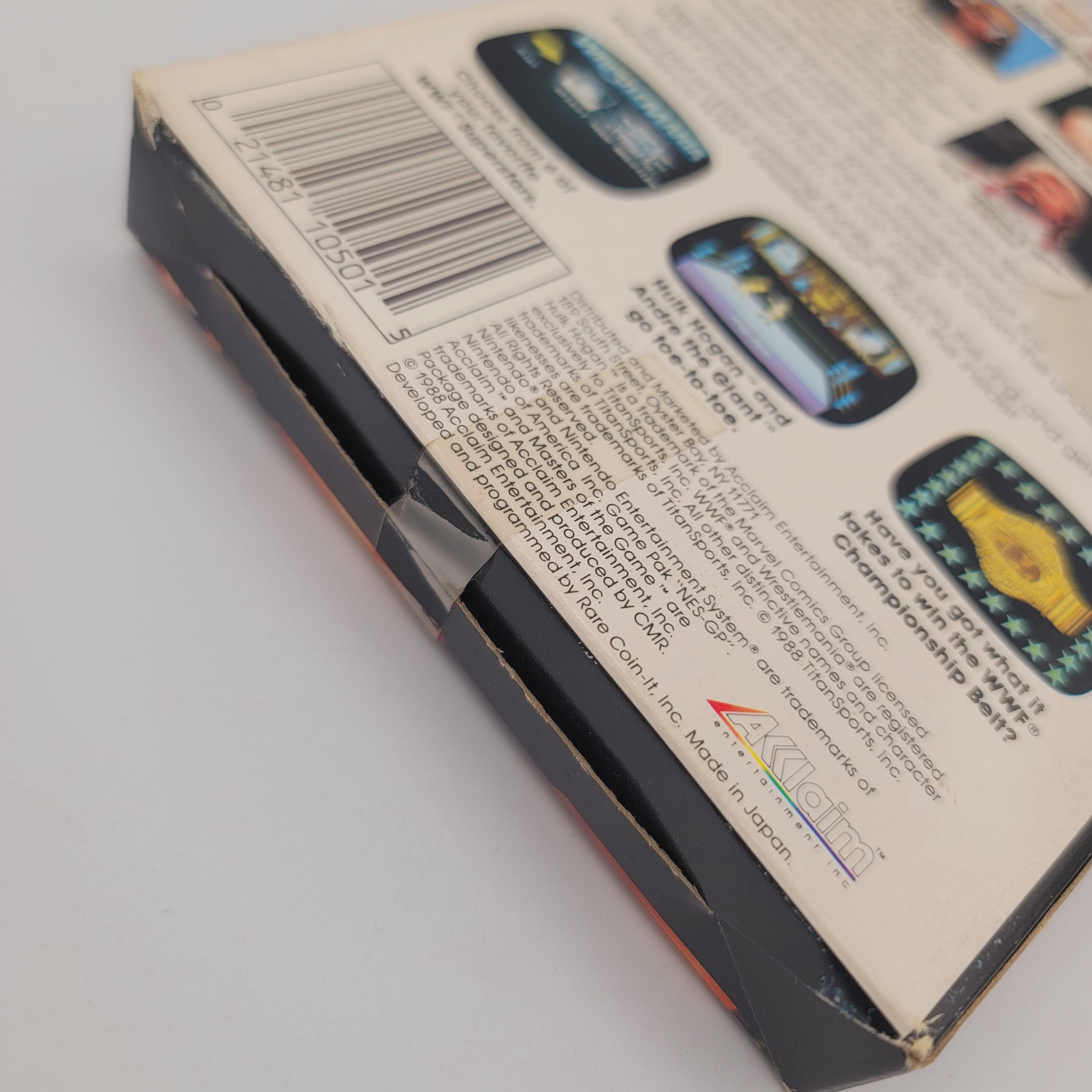 NES - WWF WrestleMania (Complete in Box / C+ / No Manual)