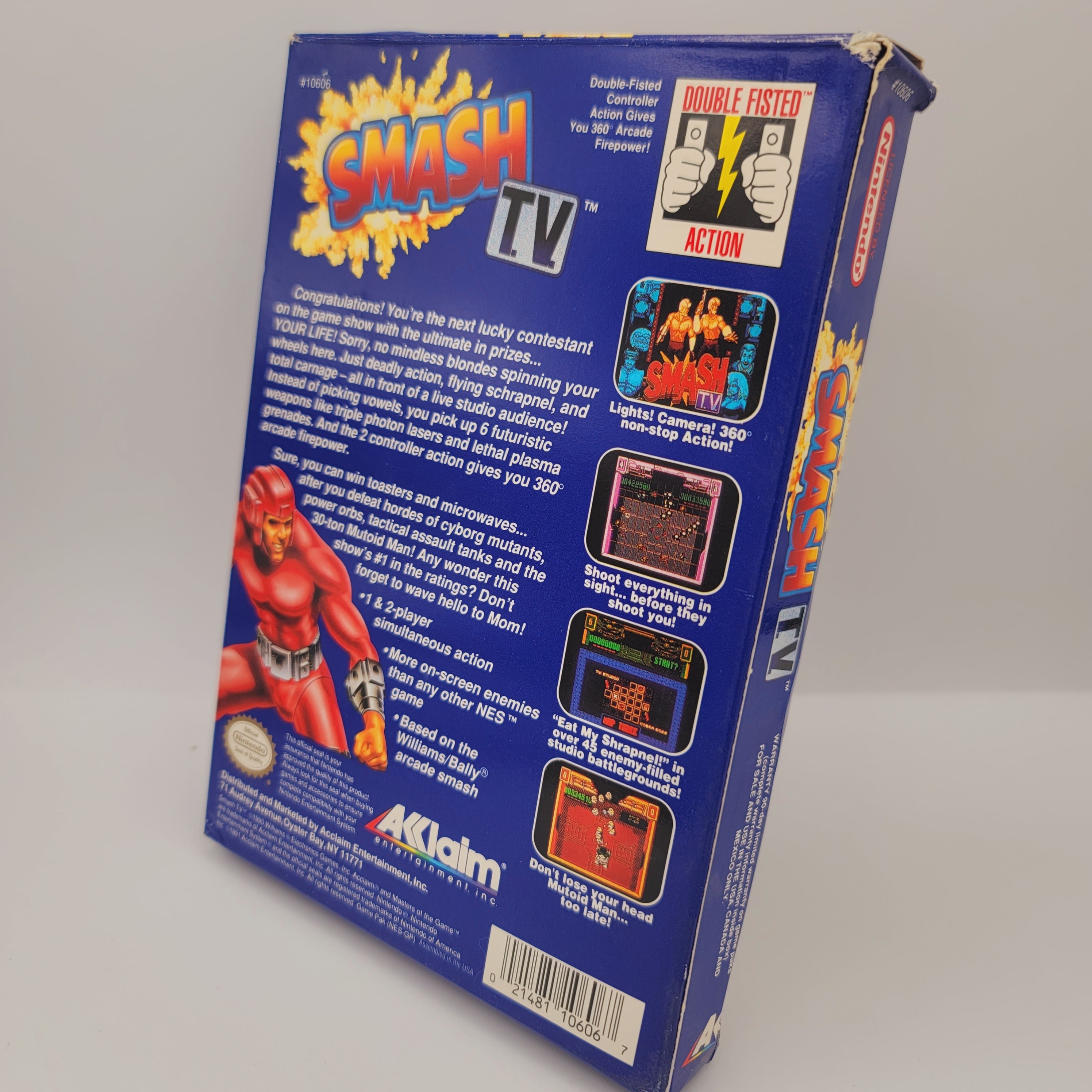 NES - Smash TV (Complete in Box / A- / With Manual)