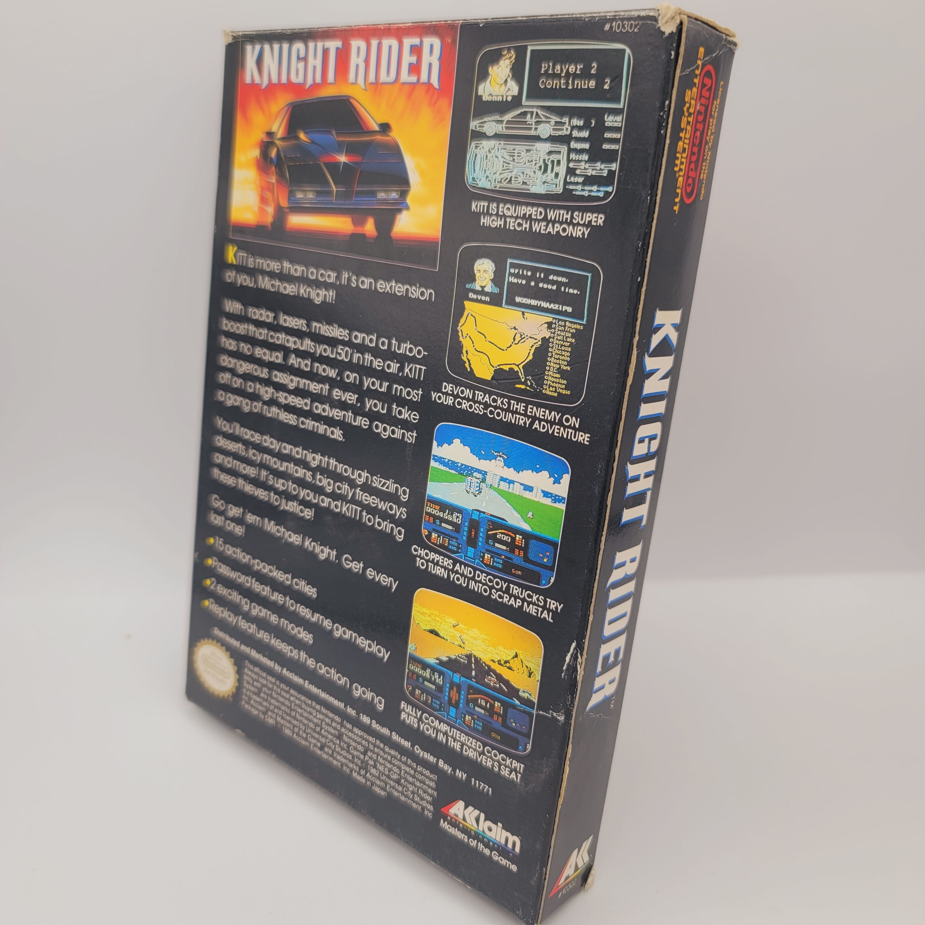 NES - Knight Rider (Complete in Box / A / With Manual)
