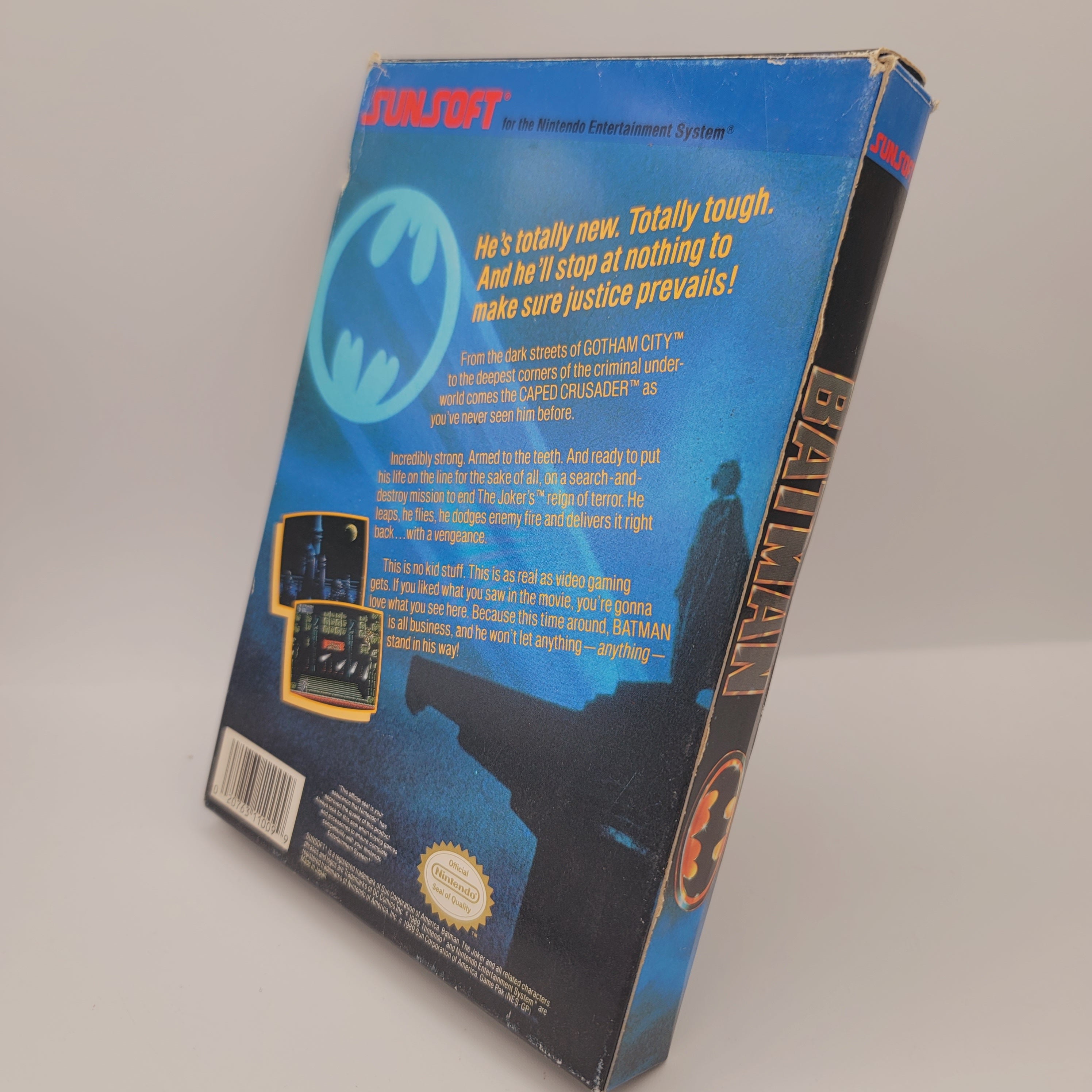 NES - Batman The Video Game (Complete in Box / B+ / With Manual)