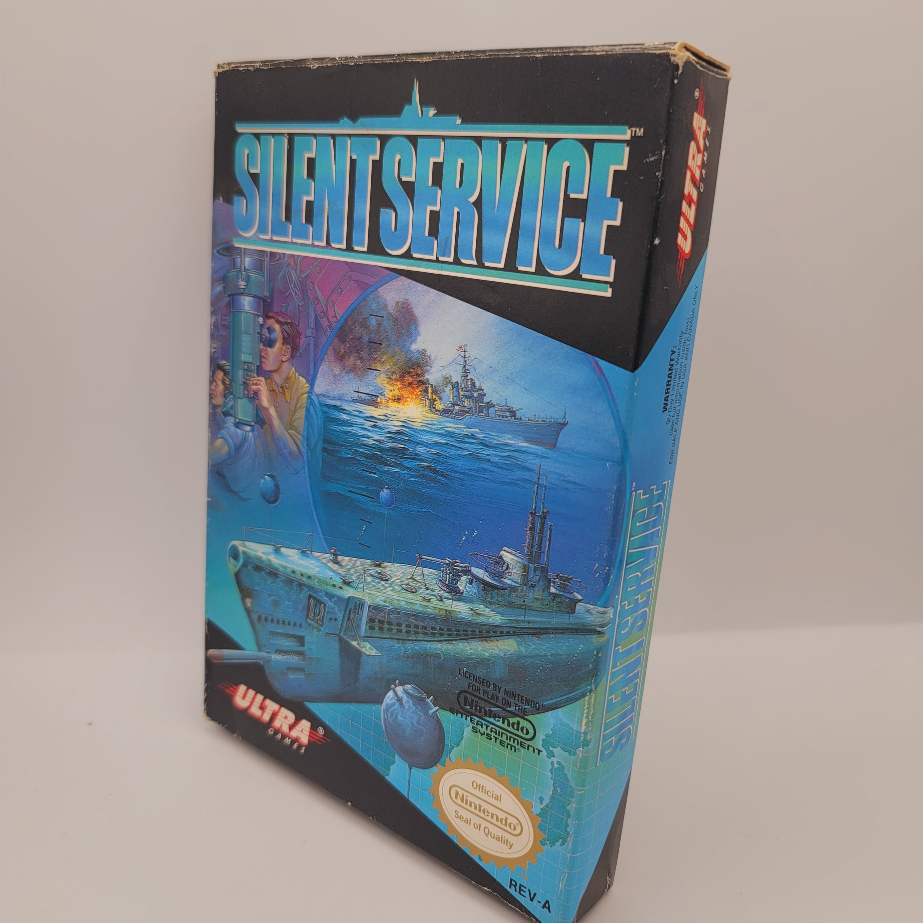 NES - Silent Service (Complete in Box / A / With Manual)
