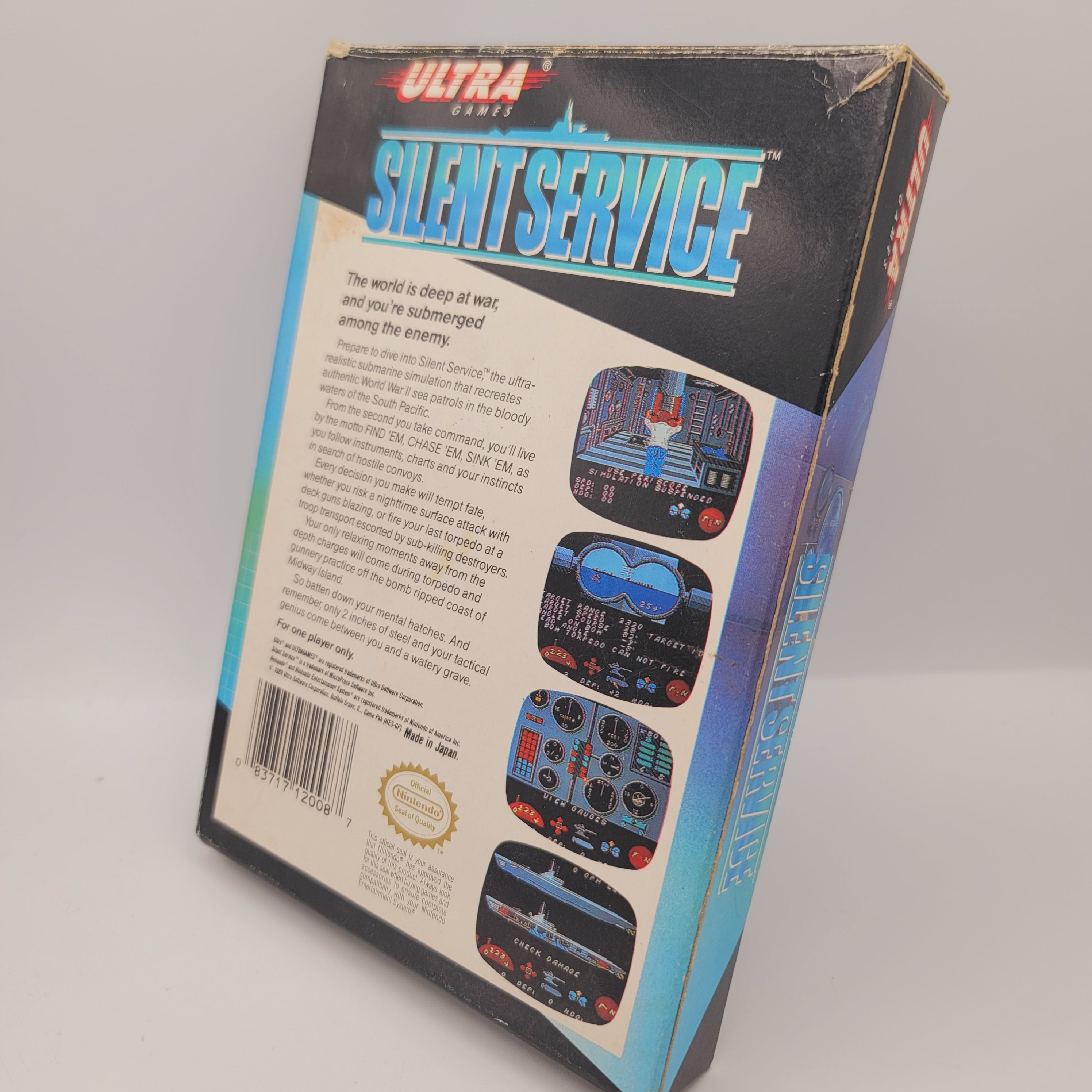 NES - Silent Service (Complete in Box / A / With Manual)