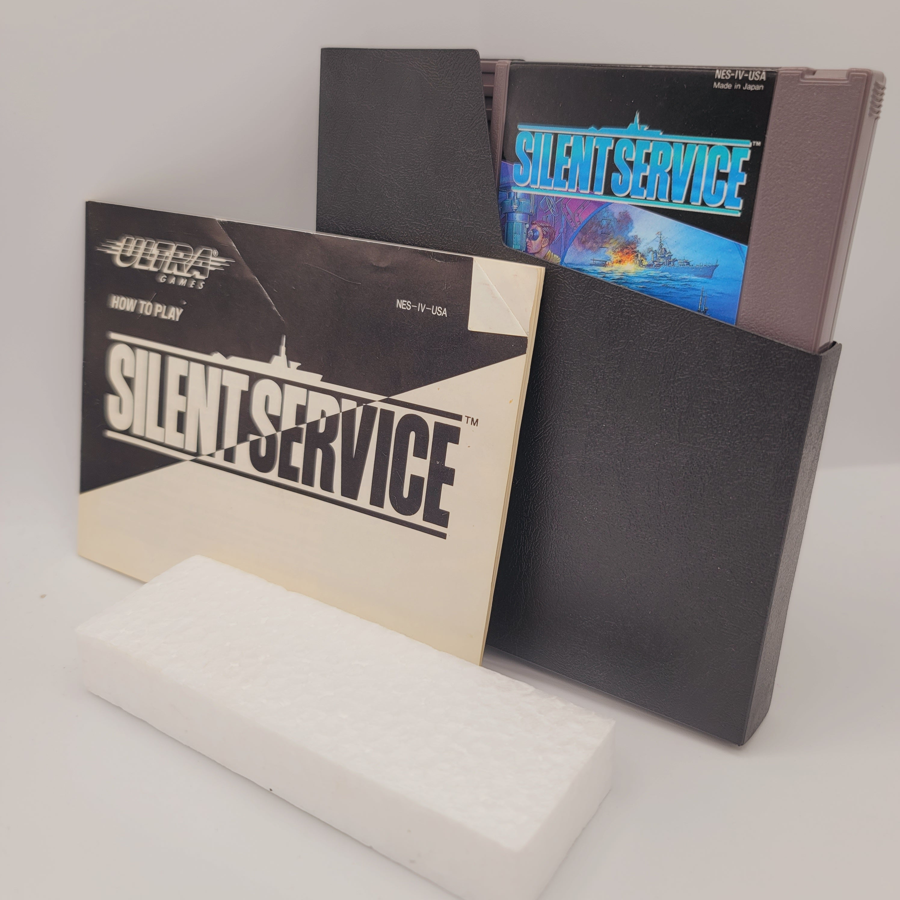 NES - Silent Service (Complete in Box / A / With Manual)