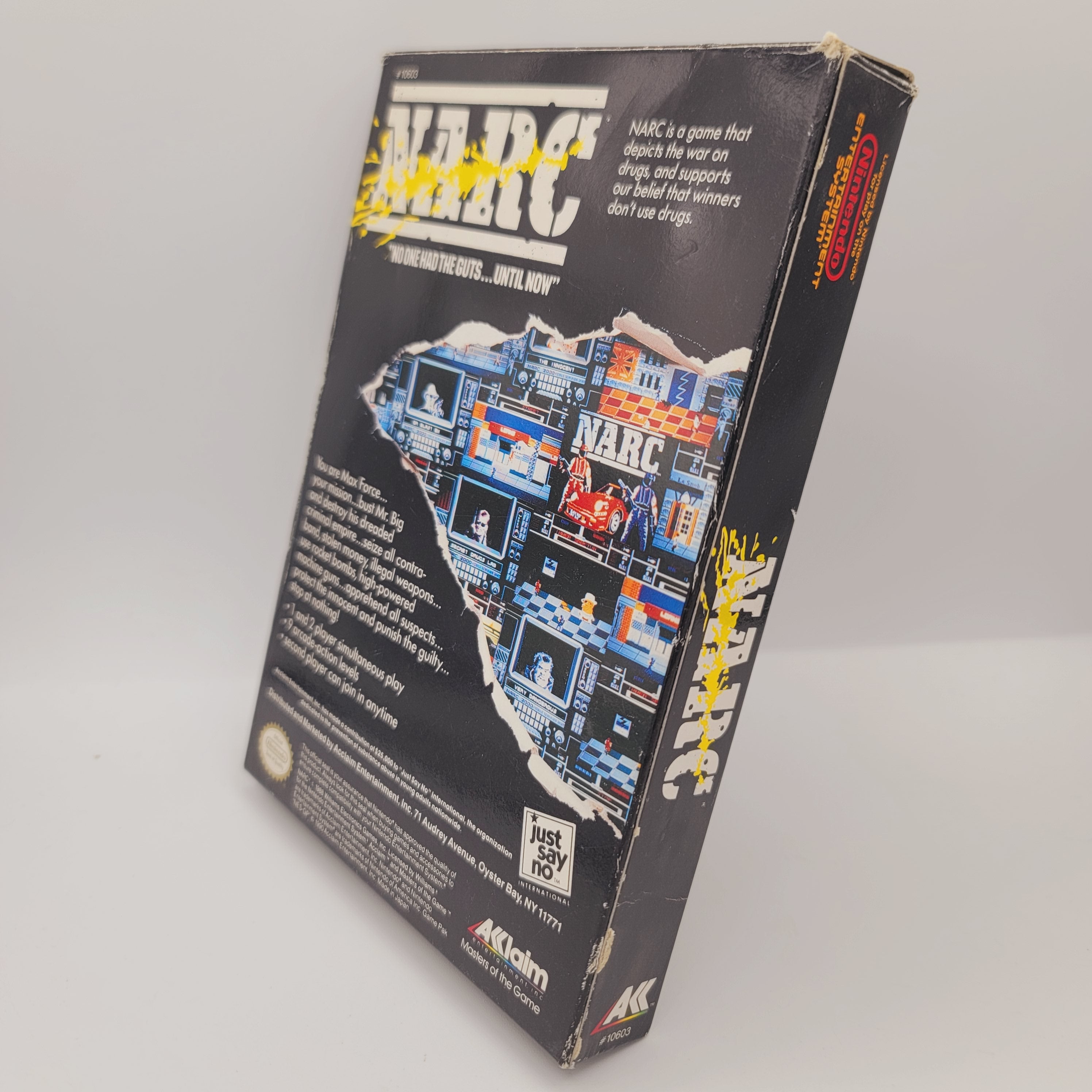NES - NARC (Complete in Box / A / With Manual)