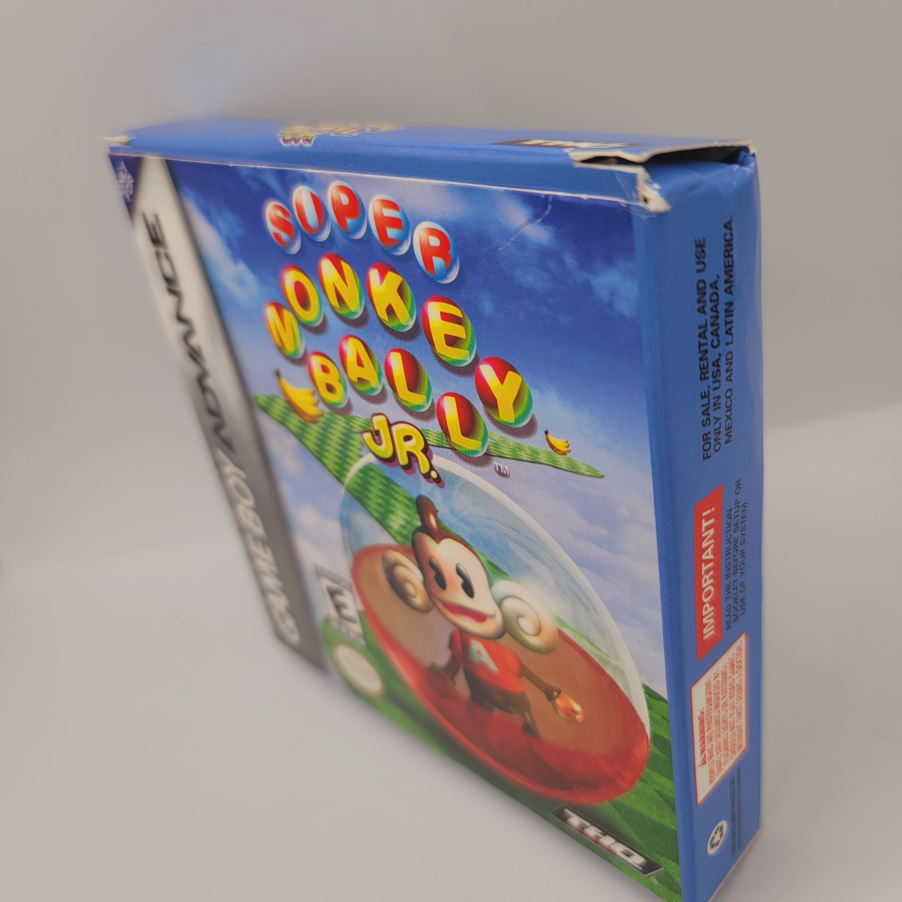 GBA - Super Monkey Ball Jr. (Complete in Box / A / With Manual)