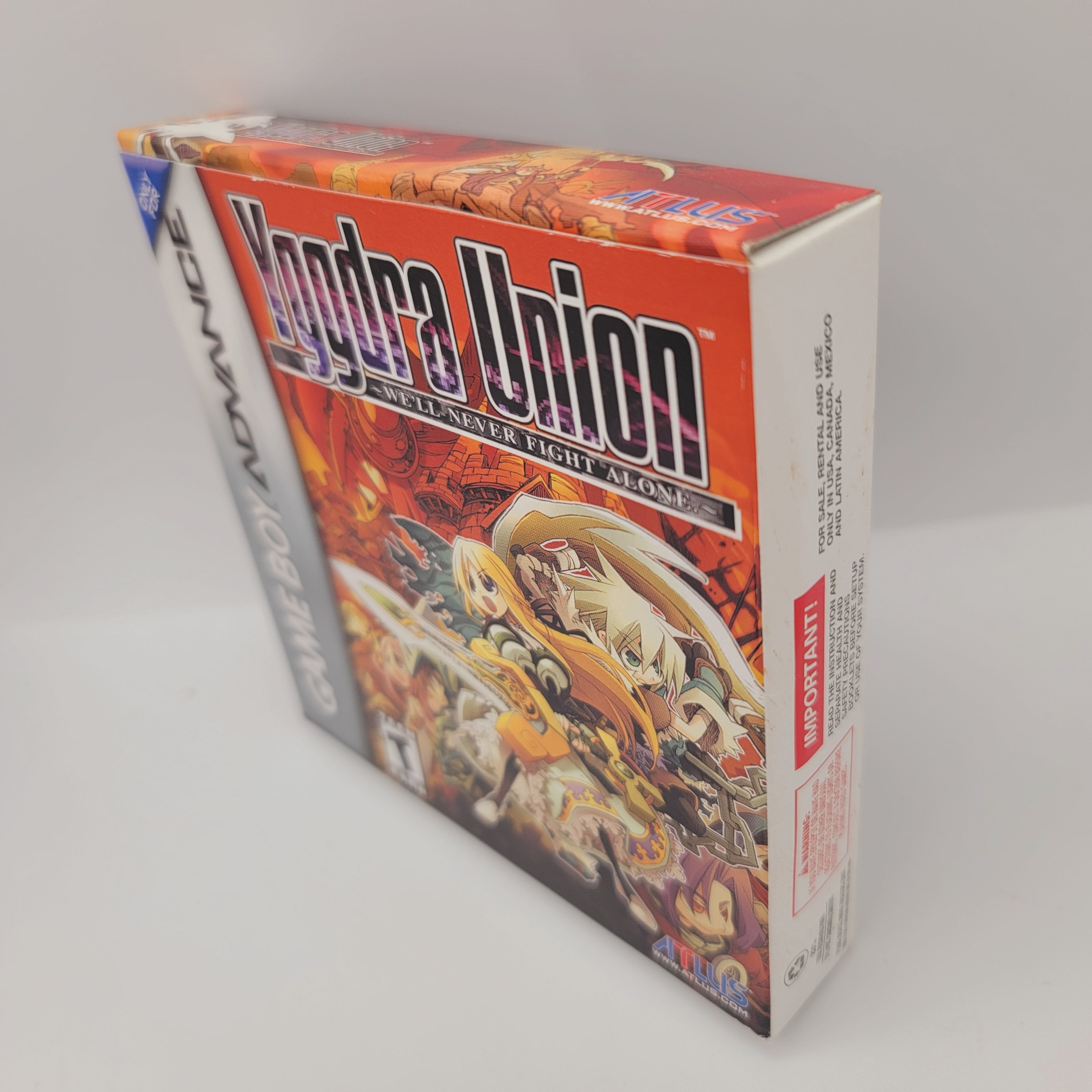 GBA - Yggdra Union We'll Never Fight Alone (Complete in Box / A+ / With Manual)