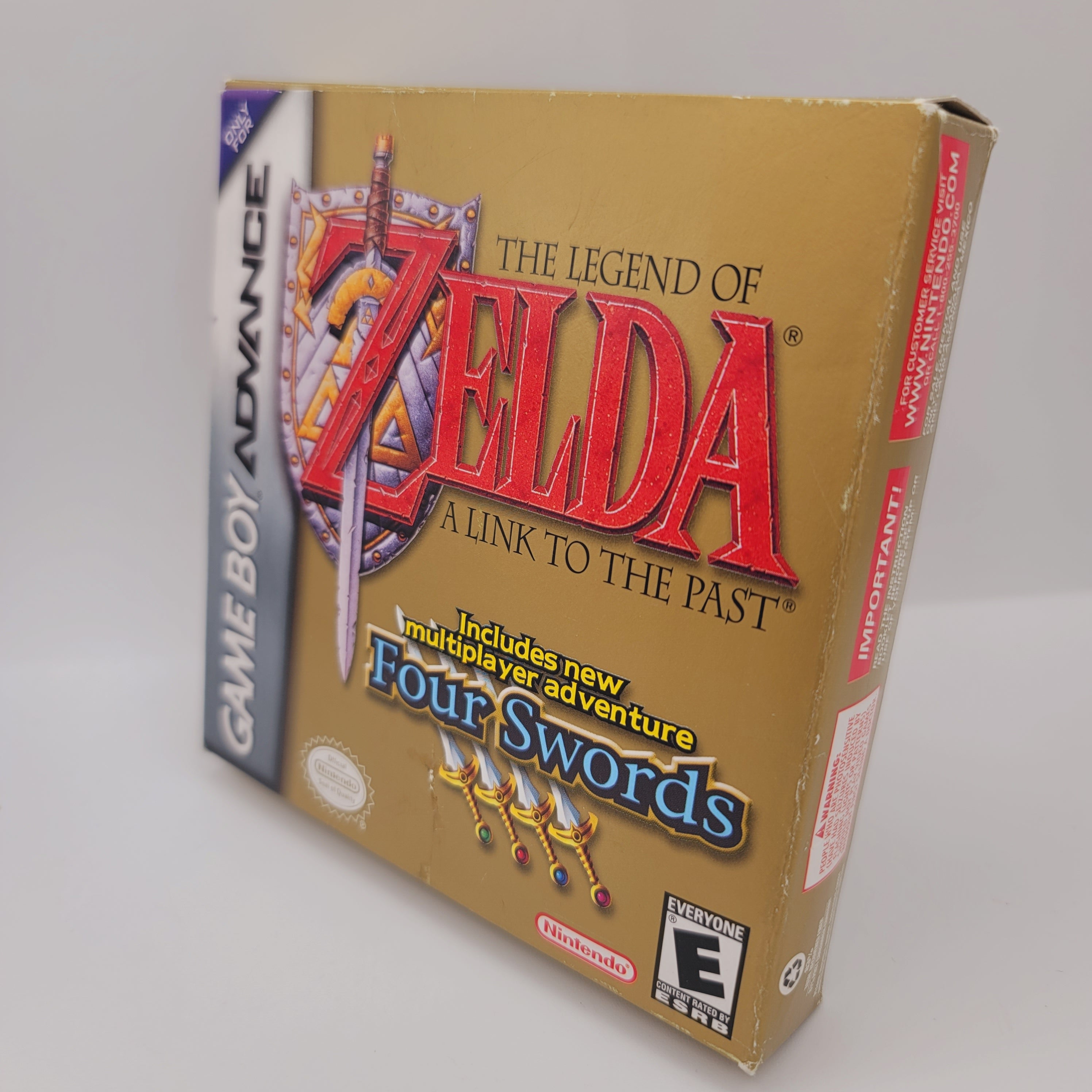 GBA - The Legend of Zelda A Link to the Past (Complete in Box / A- / With Manual)