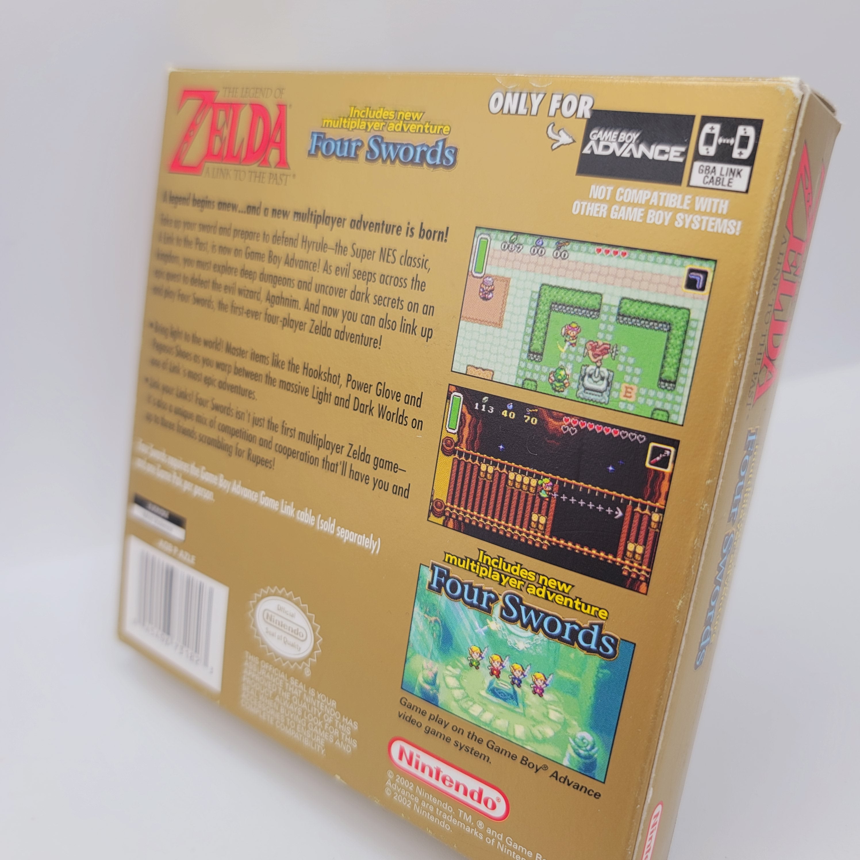 GBA - The Legend of Zelda A Link to the Past (Complete in Box / A- / With Manual)