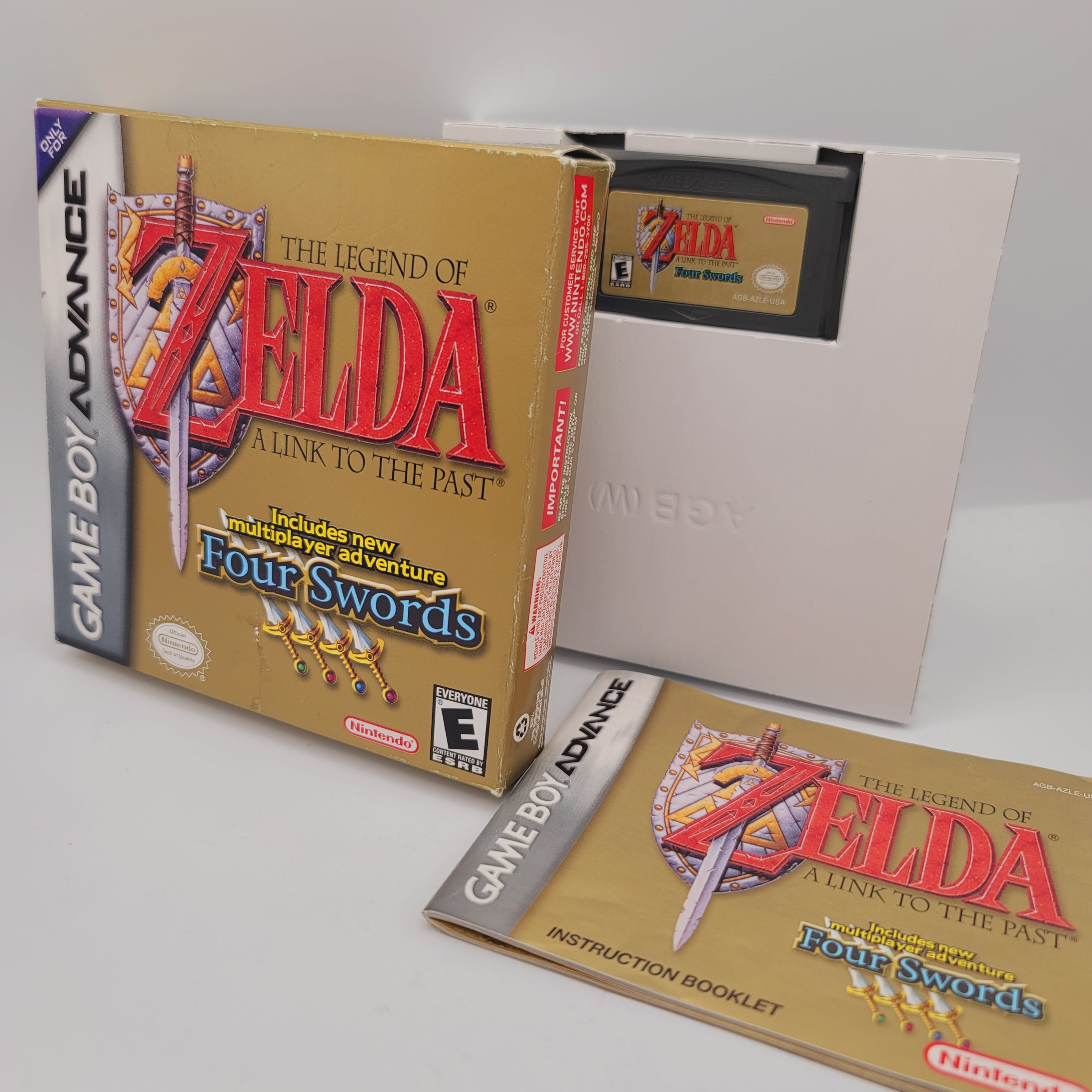 GBA - The Legend of Zelda A Link to the Past (Complete in Box / A- / With Manual)