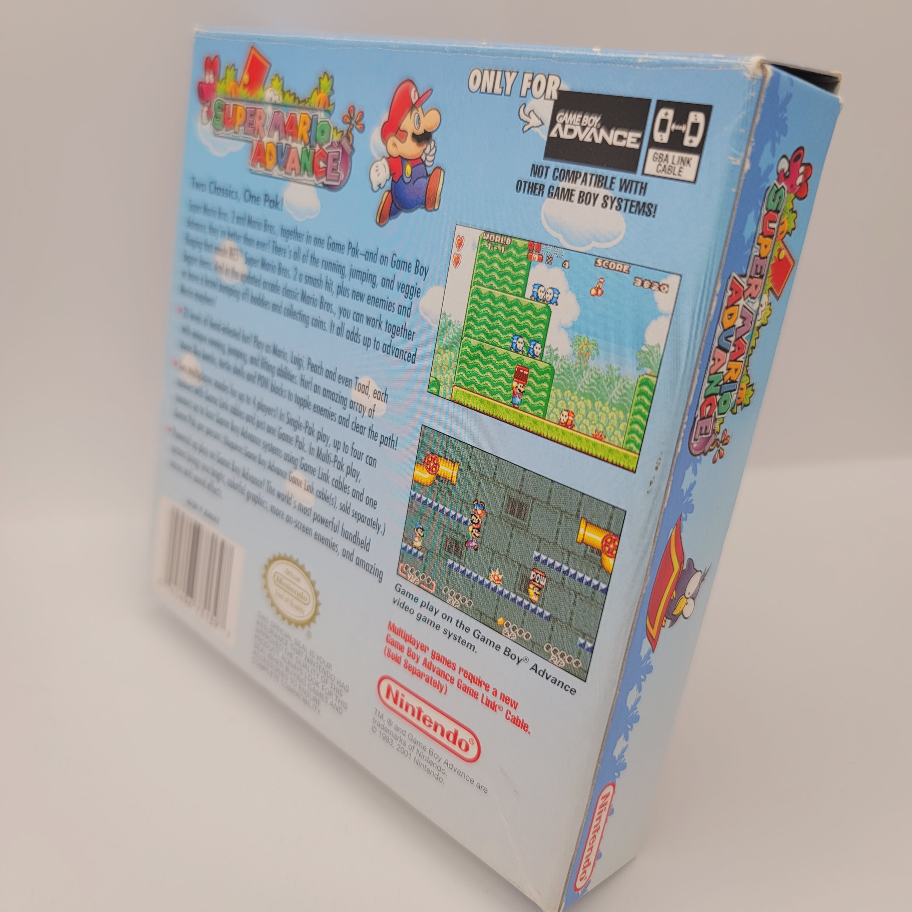 GBA - Super Mario Advance (Complete in Box / A / With Manual)