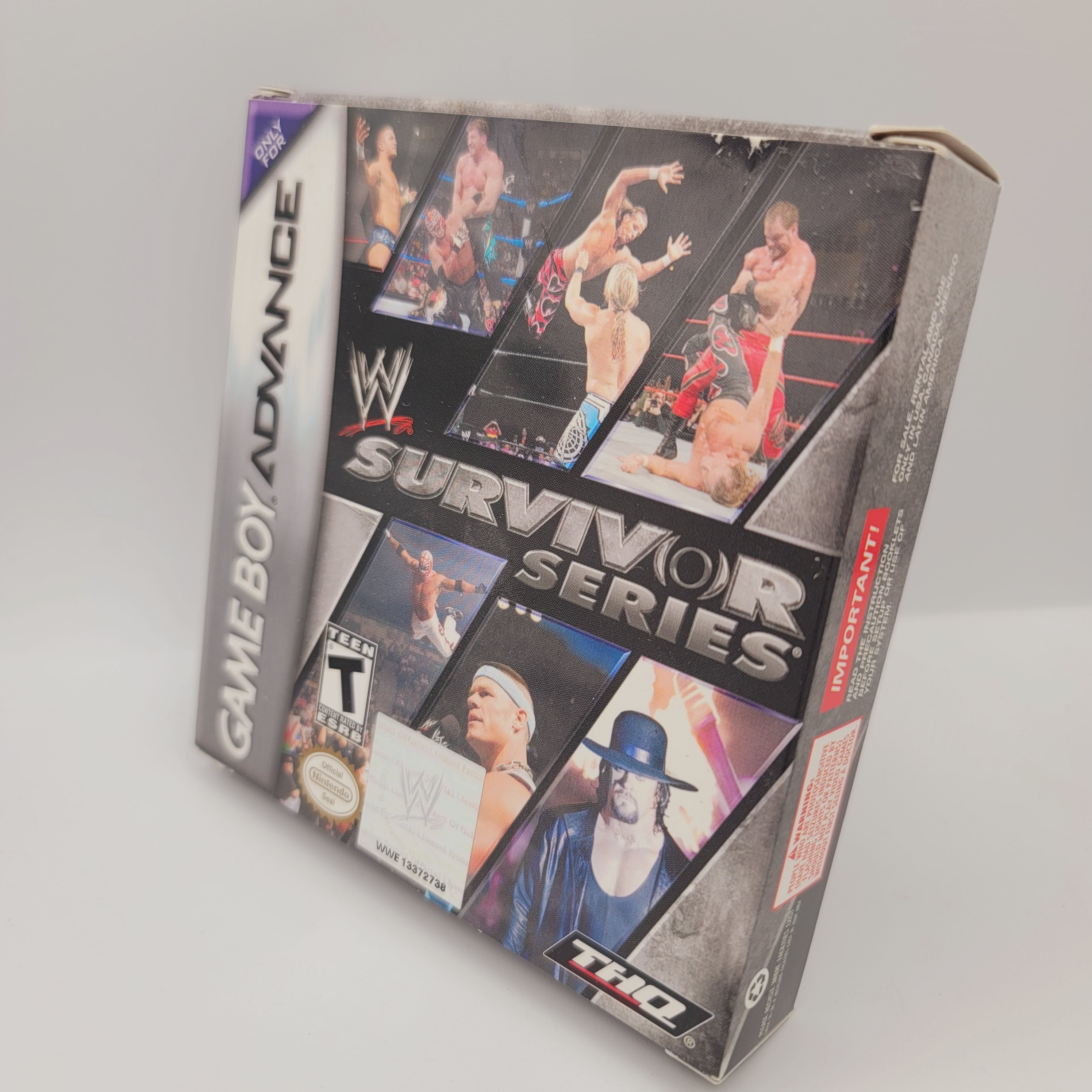 GBA - WWE Survivor Series (Complete in Box / A / With Manual)
