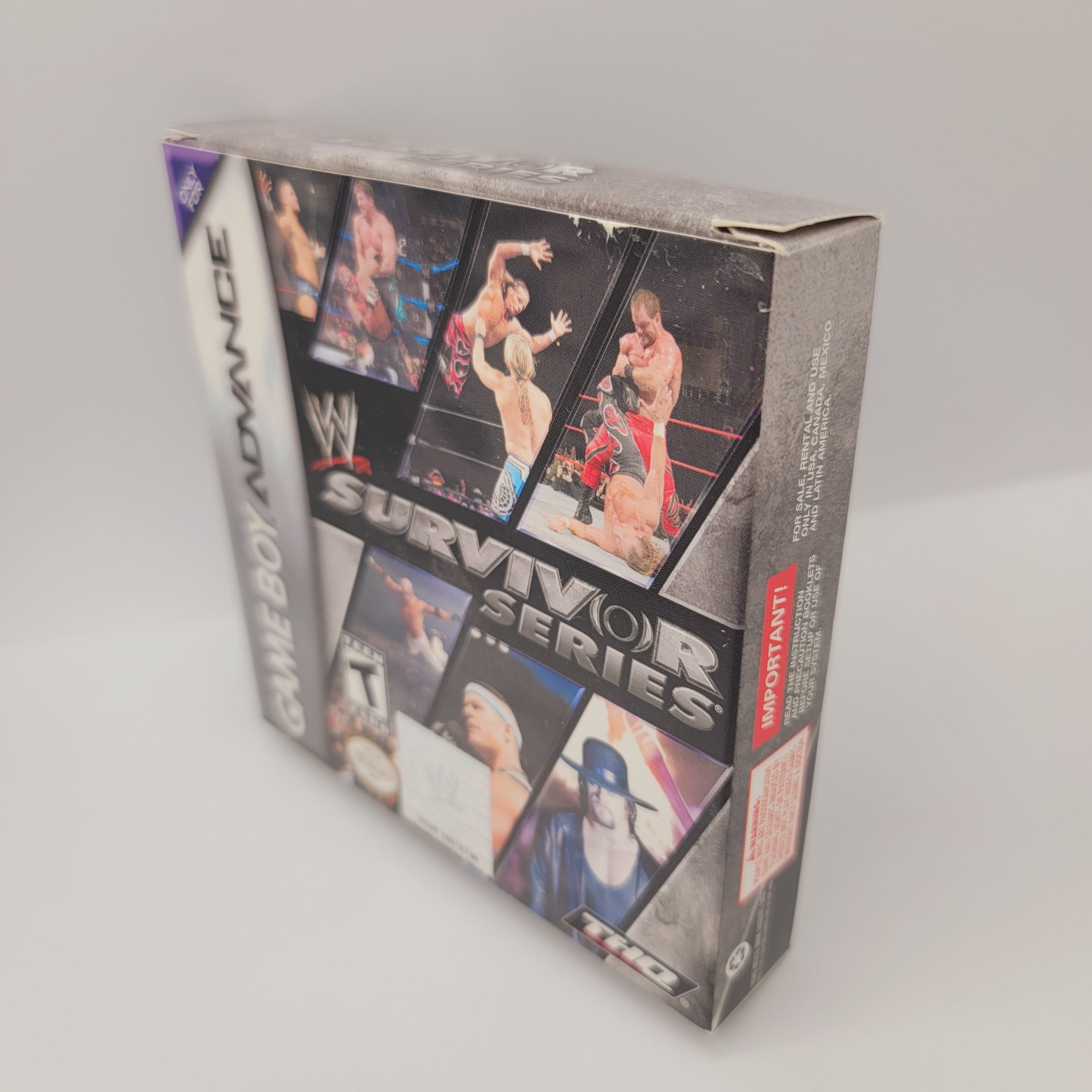 GBA - WWE Survivor Series (Complete in Box / A / With Manual)