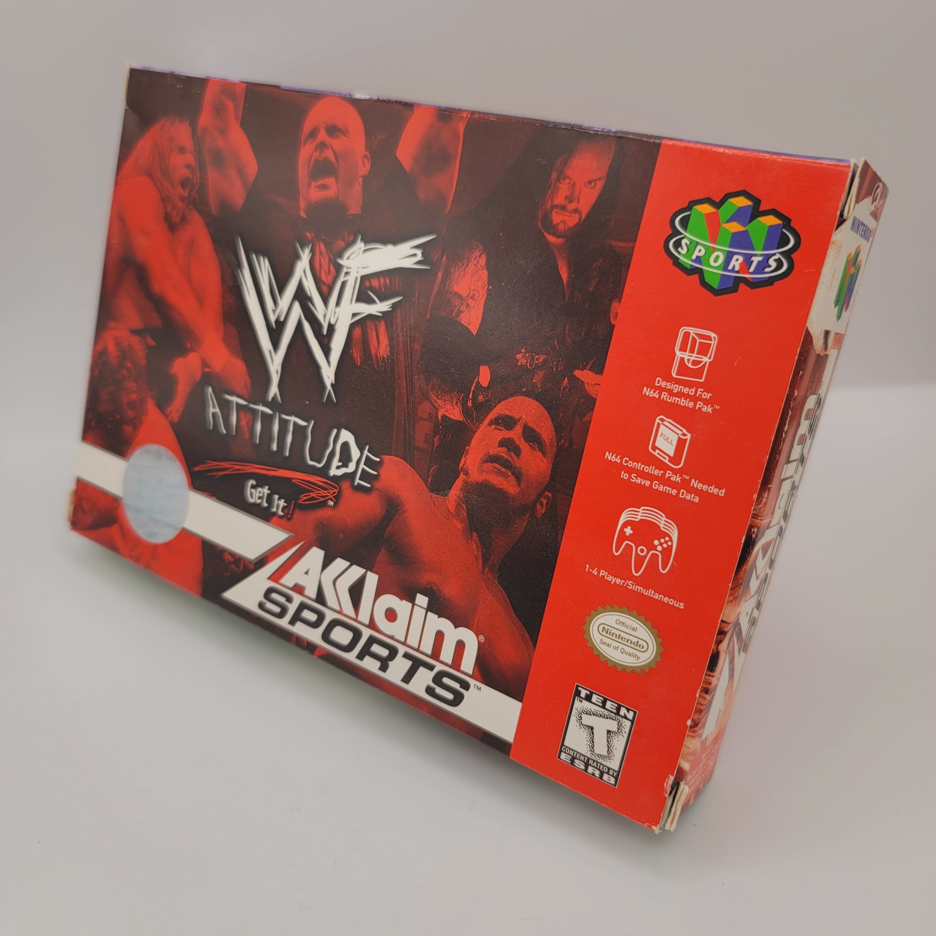 N64 - WWF Attitude (Complete in Box / A+ / With Manual)