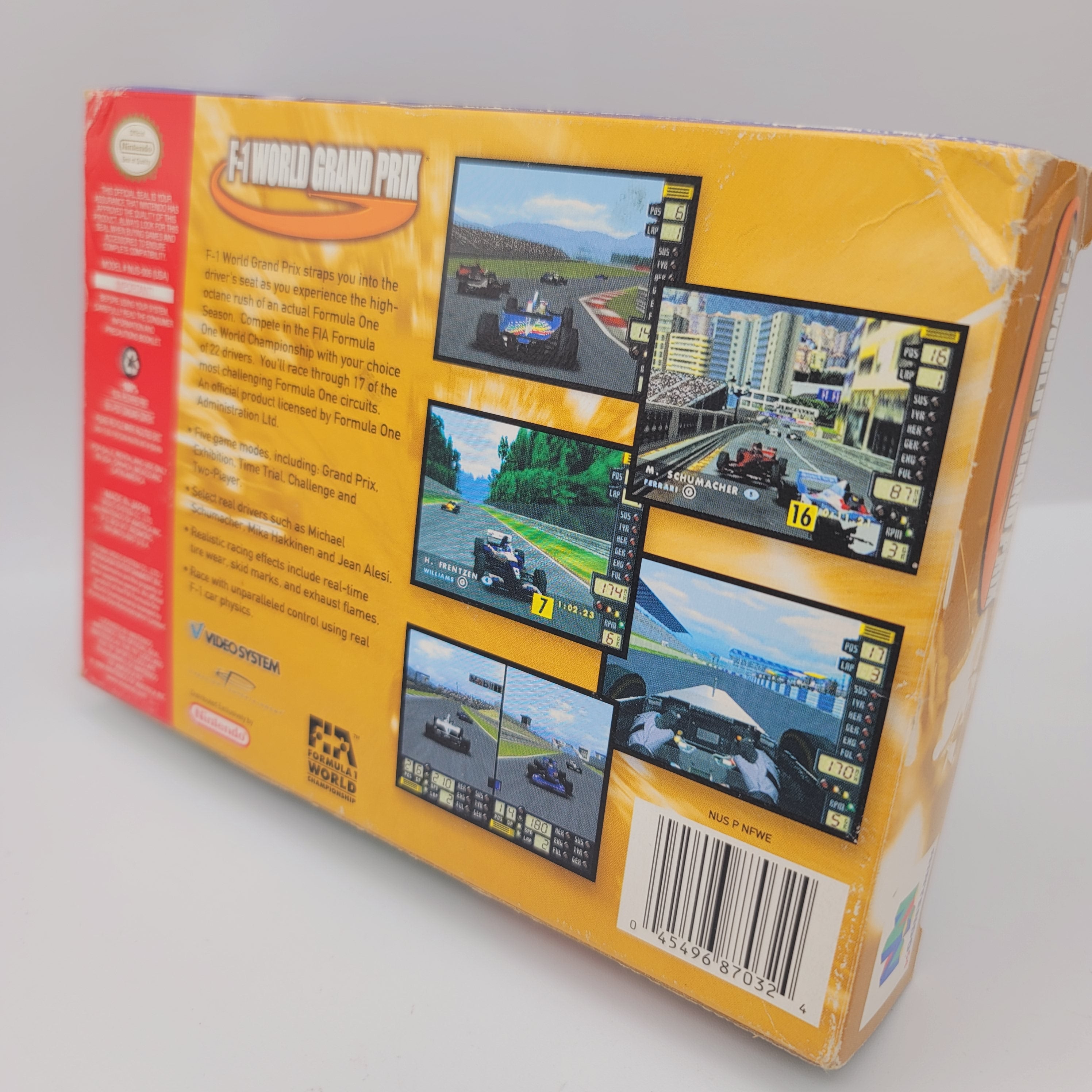 N64 - F-1 World Grand Prix (Complete in Box / A- / With Manual)