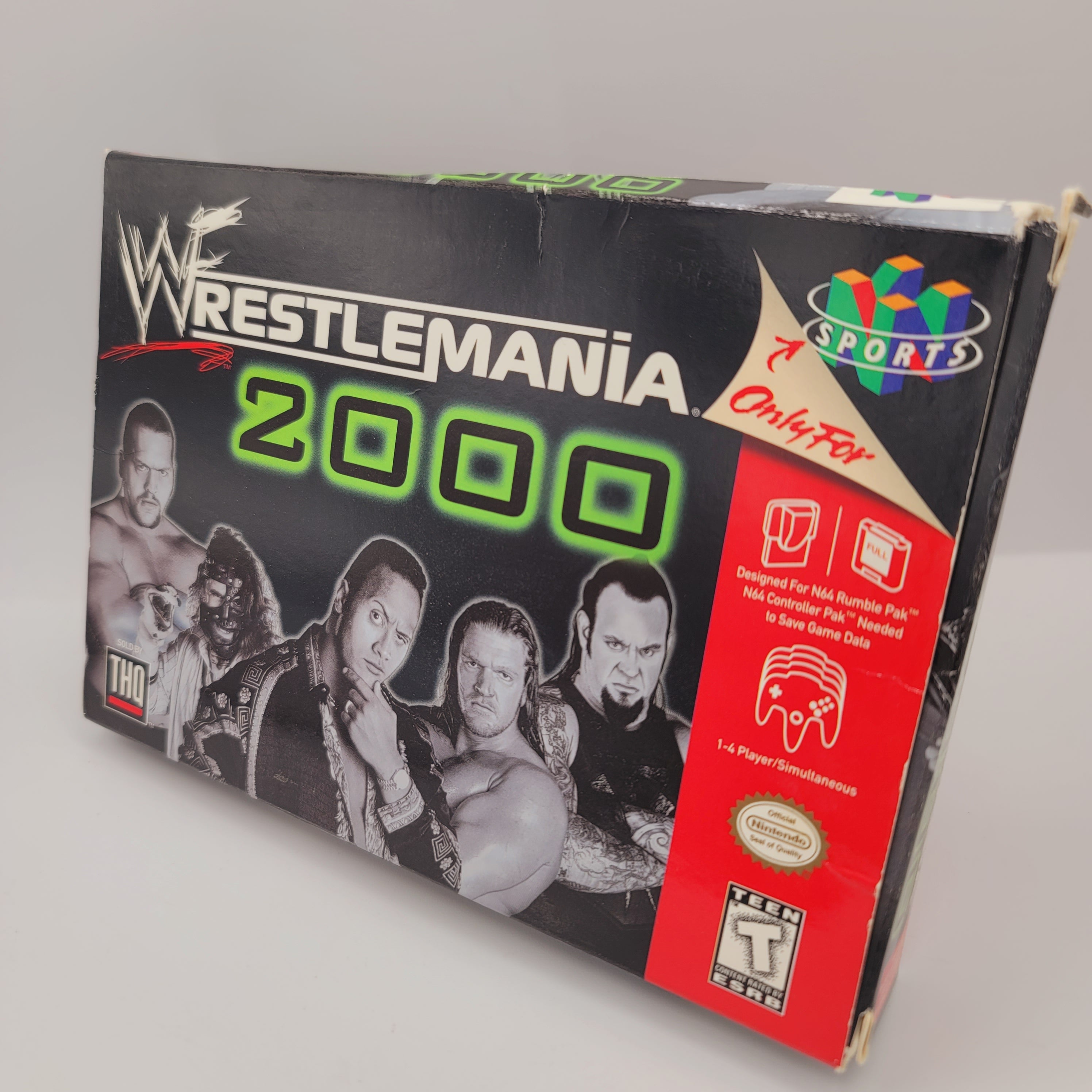 N64 - WWF WrestleMania 2000 (Complete in Box / B+ / With Manual)