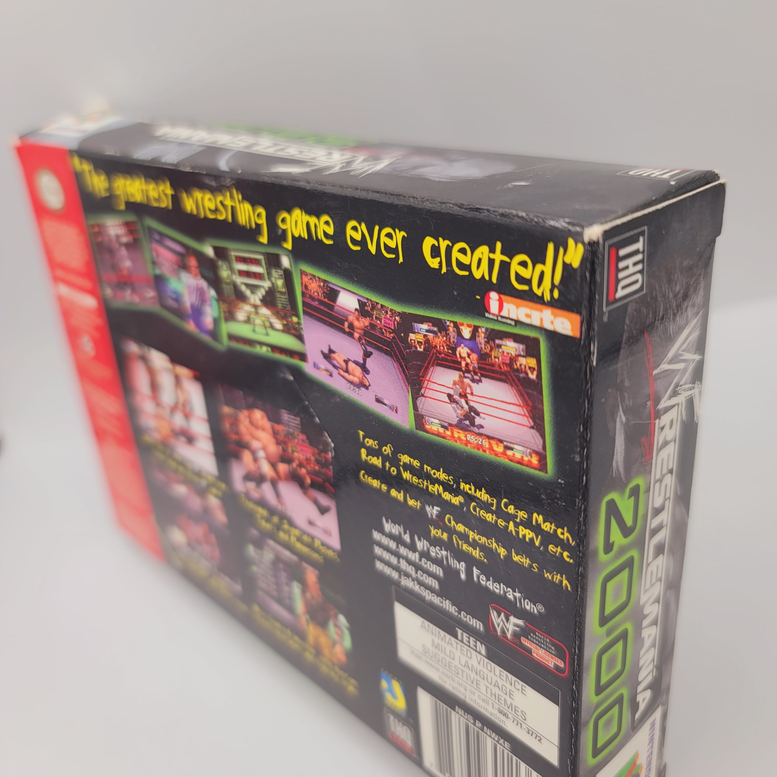 N64 - WWF WrestleMania 2000 (Complete in Box / B+ / With Manual)