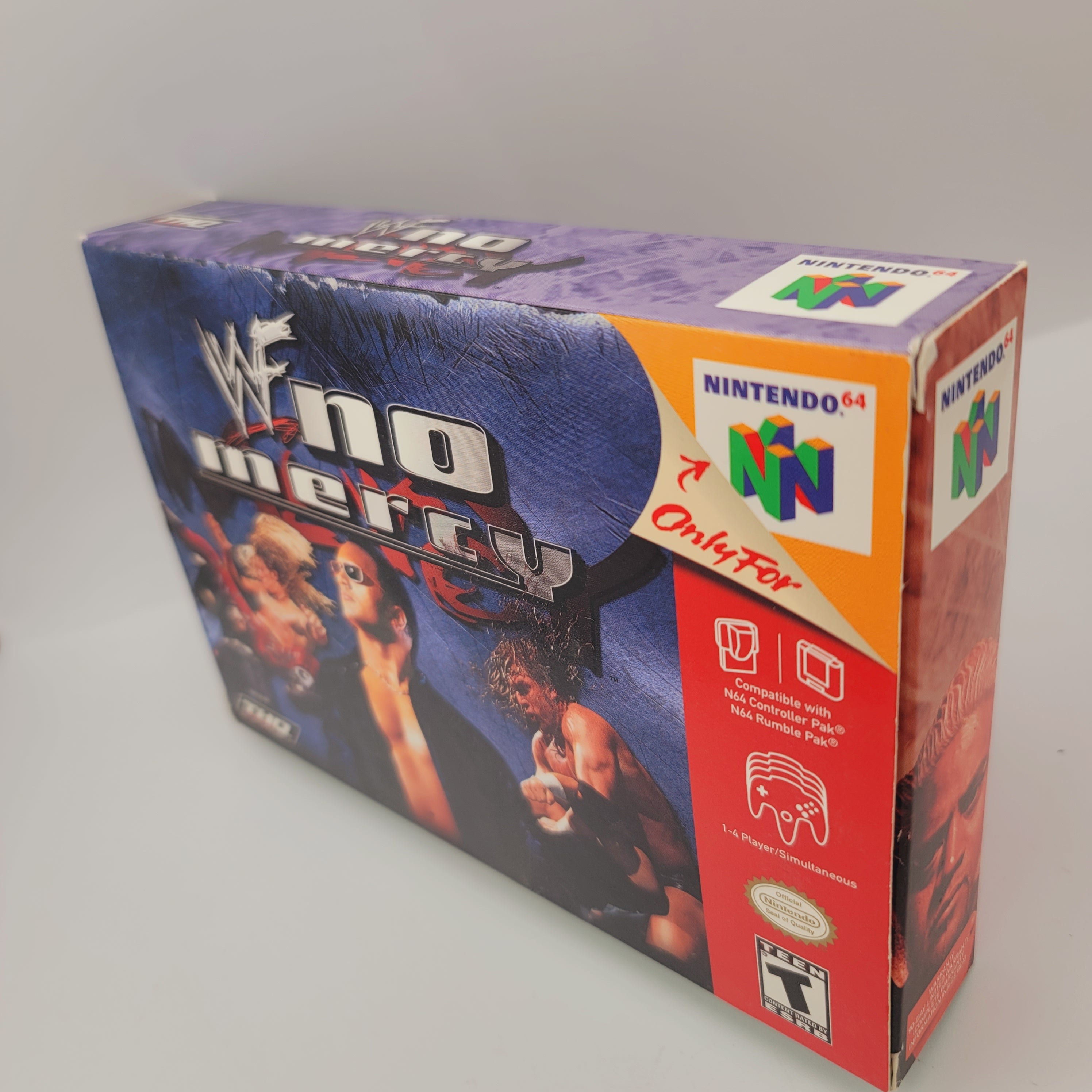 N64 - WWF No Mercy (Complete in Box / A+ / Worn Manual)