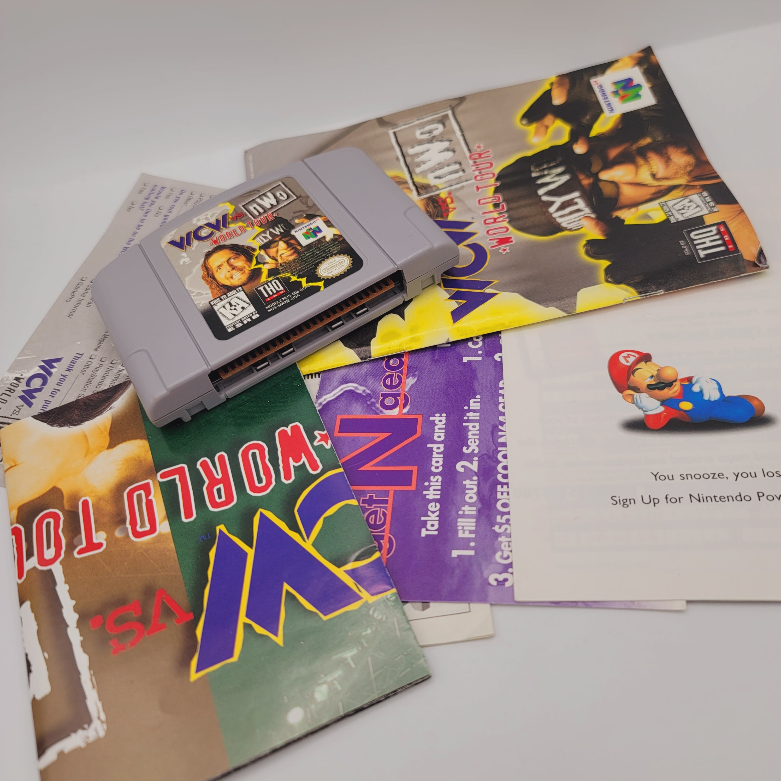 N64 - WCW Vs NWO World Tour (Complete in Box / A+ / With Manual)