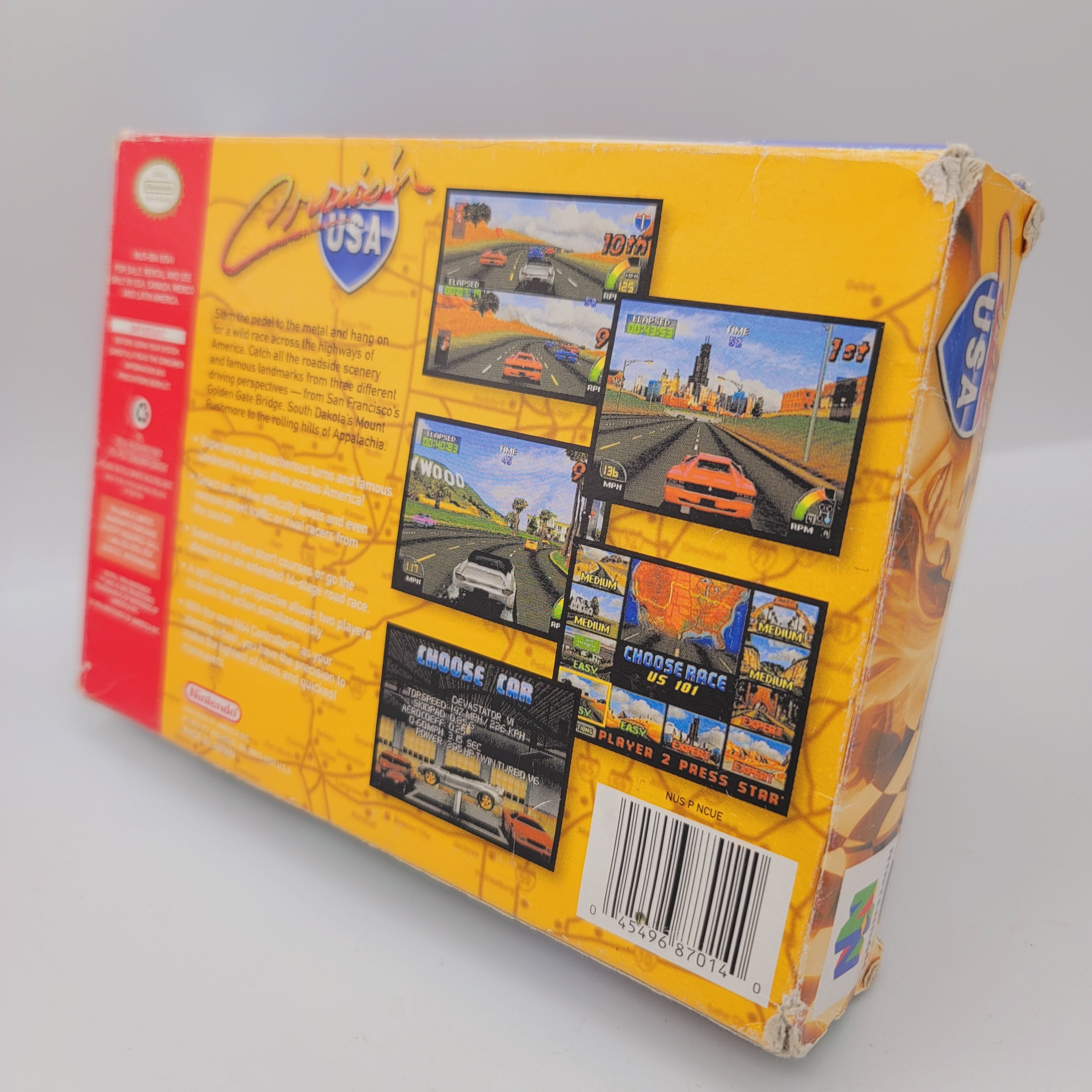 N64 - Cruis'N USA (Complete in Box / B- / With Manual)